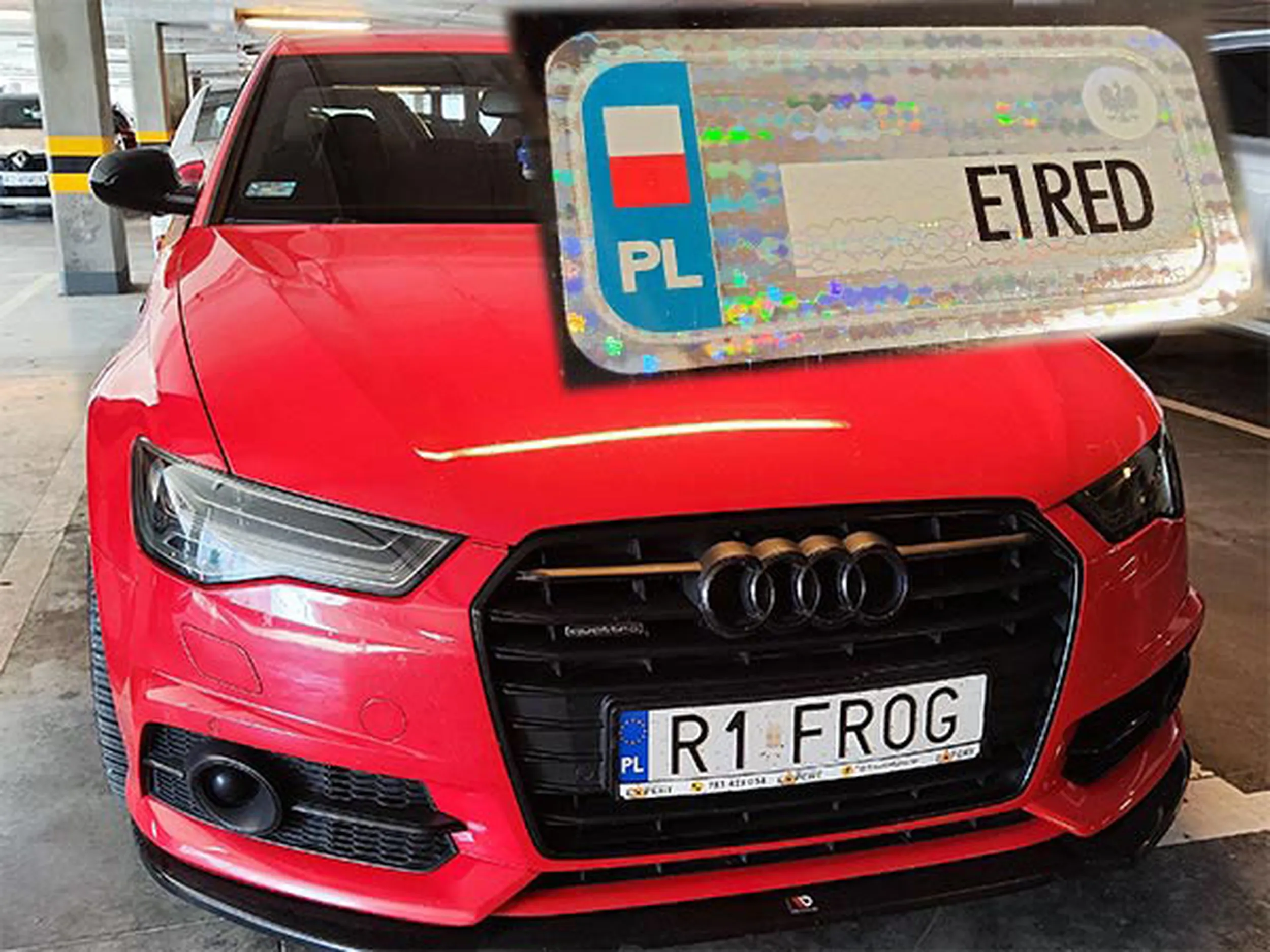 Fajny numer, blacha E1 RED