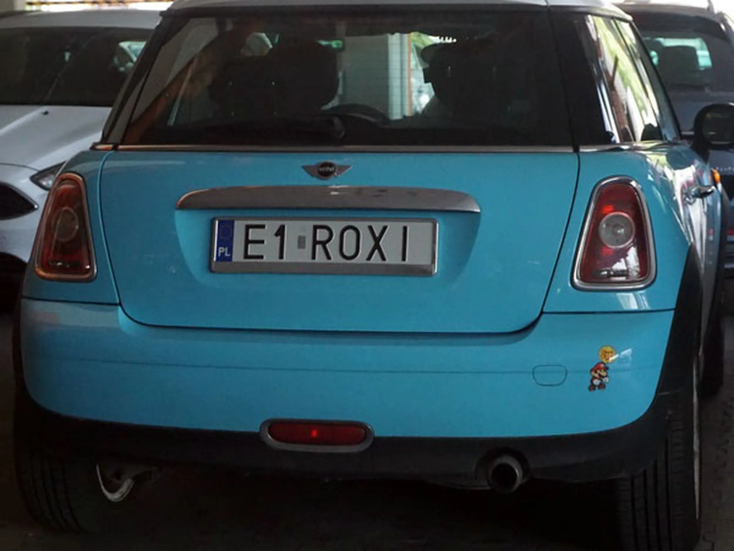 Fajny numer, blacha E1 ROXI