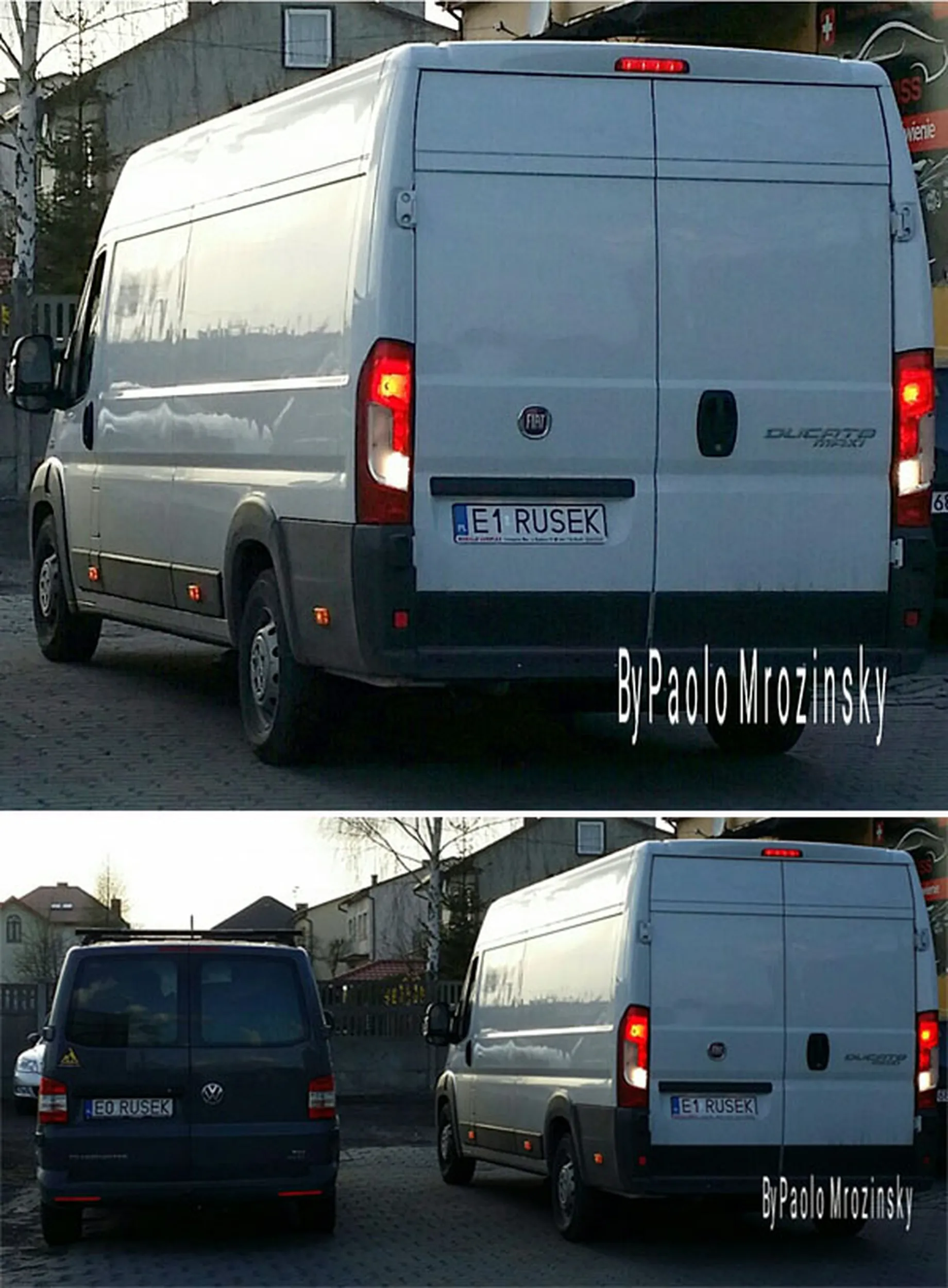 Fajny numer, blacha E1 RUSEK