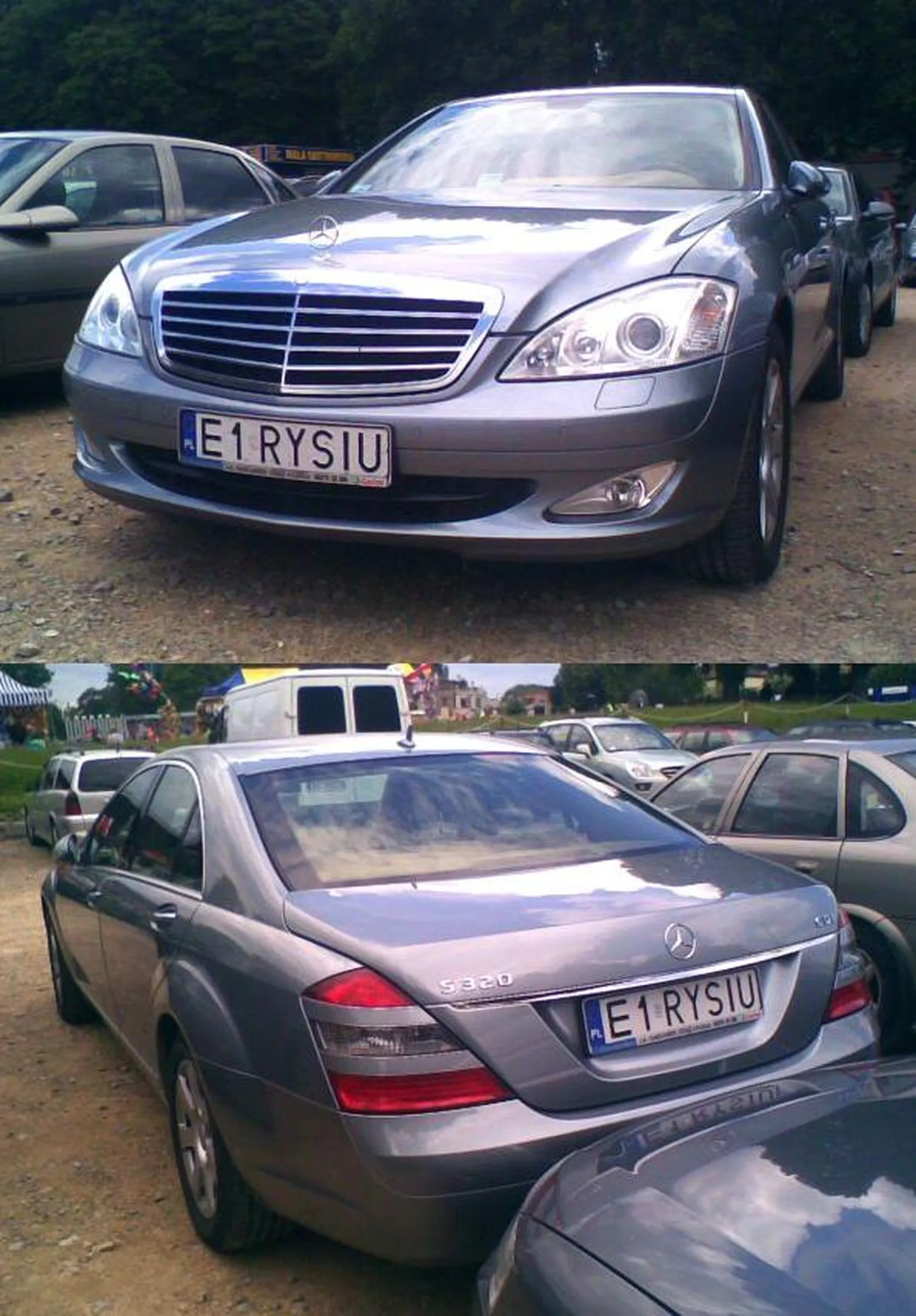 Fajny numer, blacha E1 RYSIU