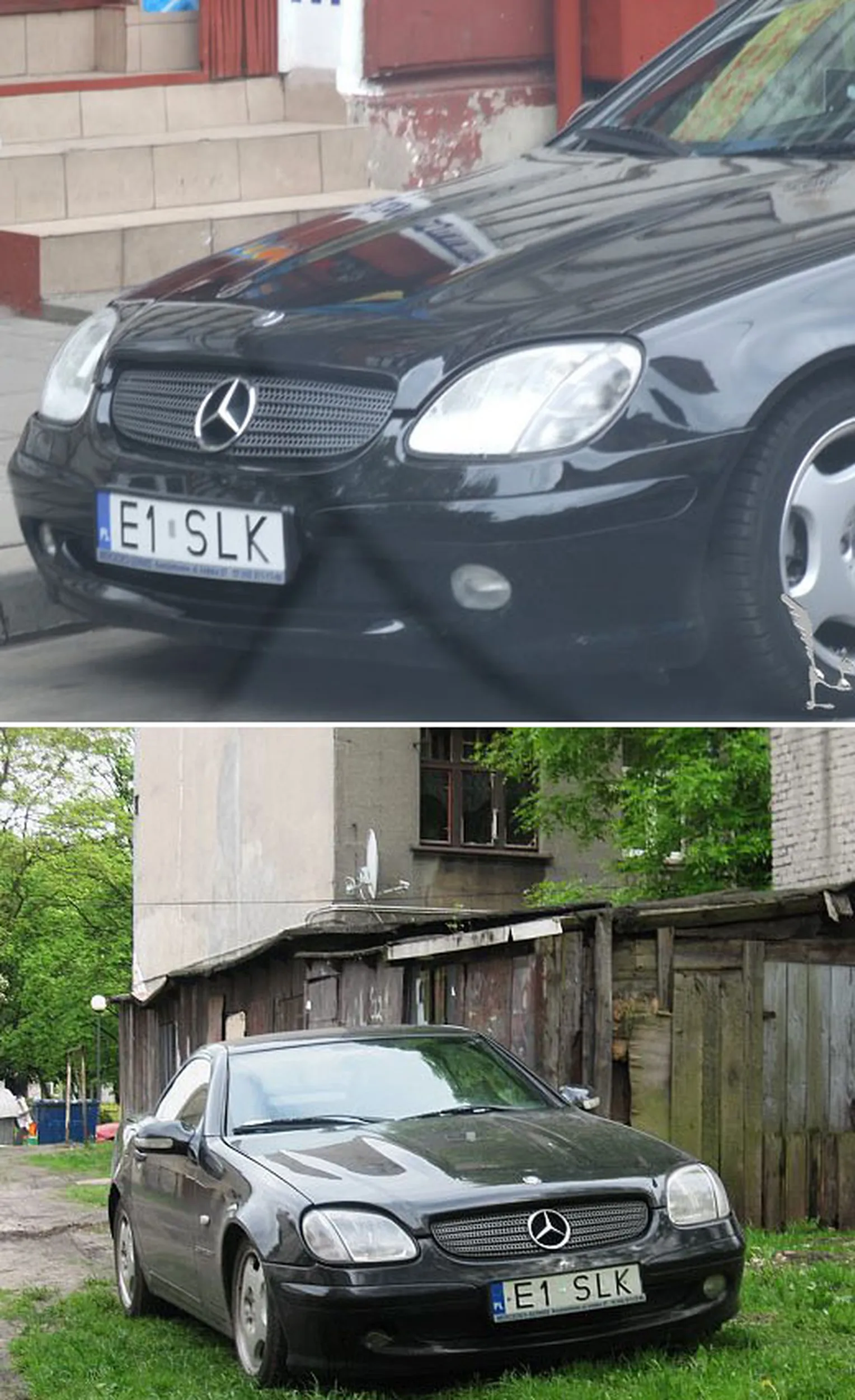 Fajny numer, blacha E1 SLK