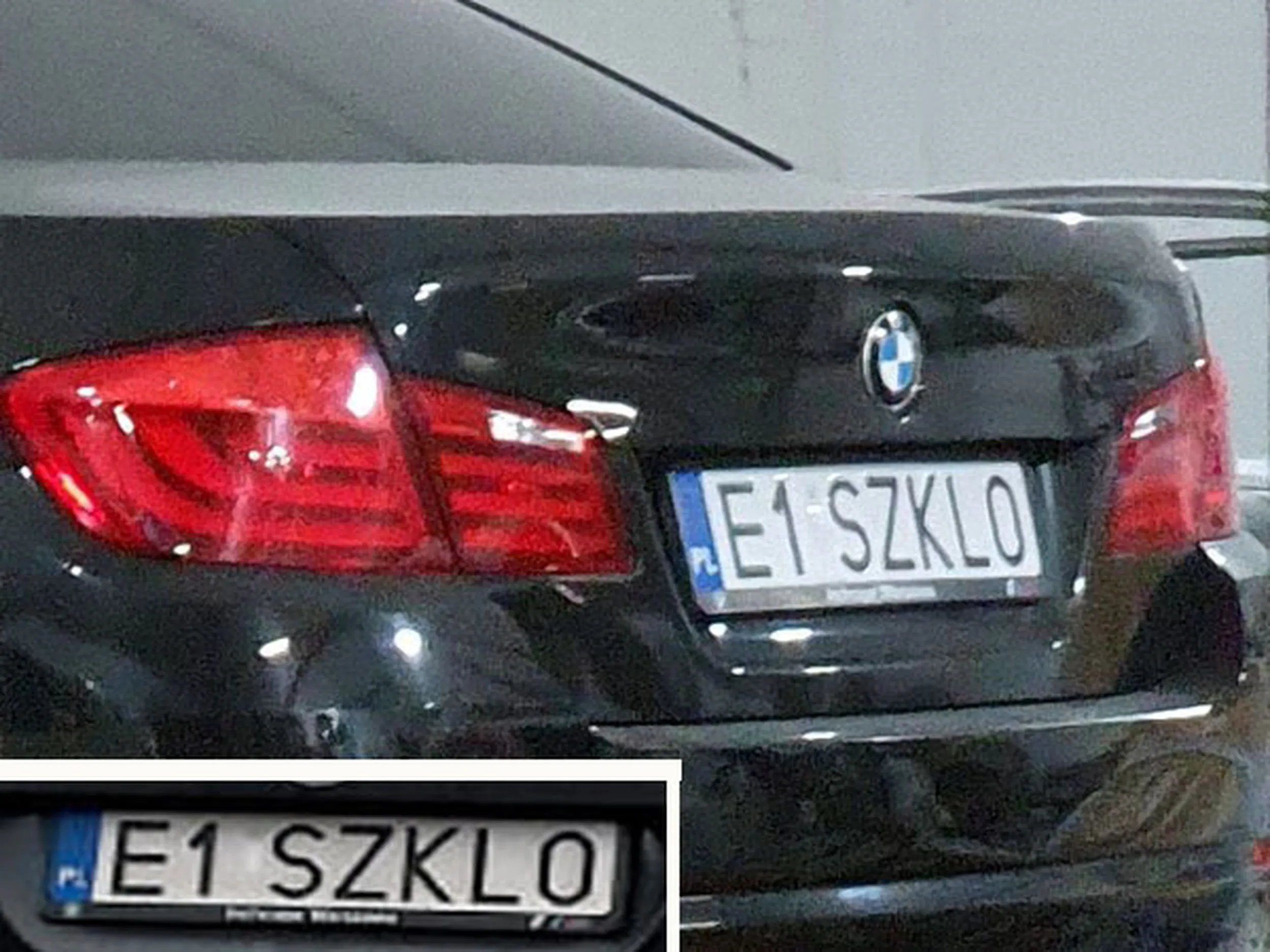 Fajny numer, blacha E1 SZKLO