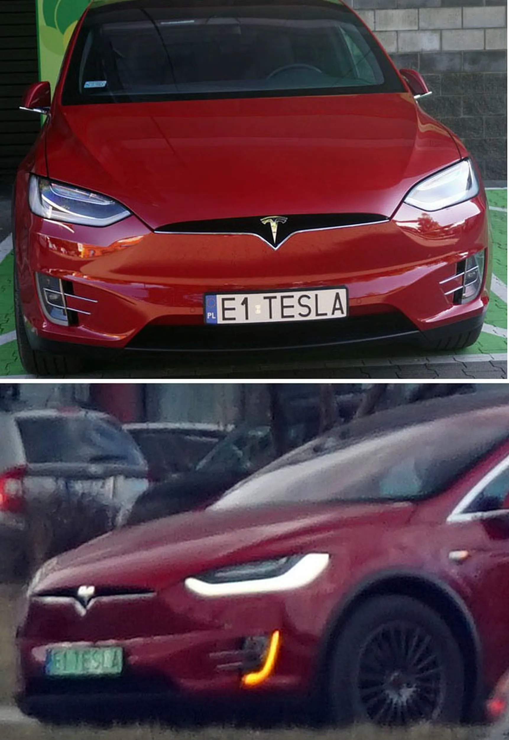 Fajny numer, blacha E1 TESLA