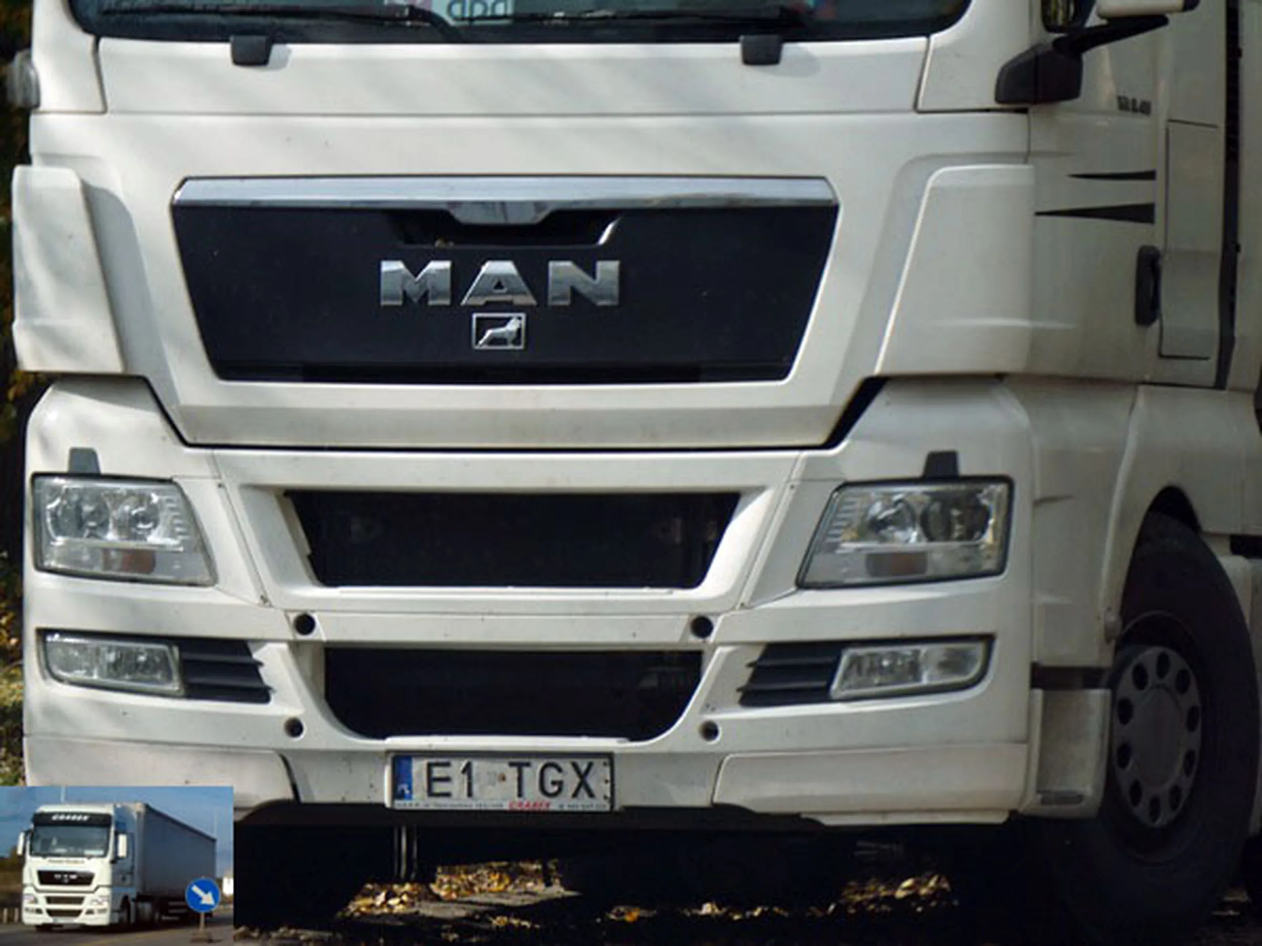 Fajny numer, blacha E1 TGX