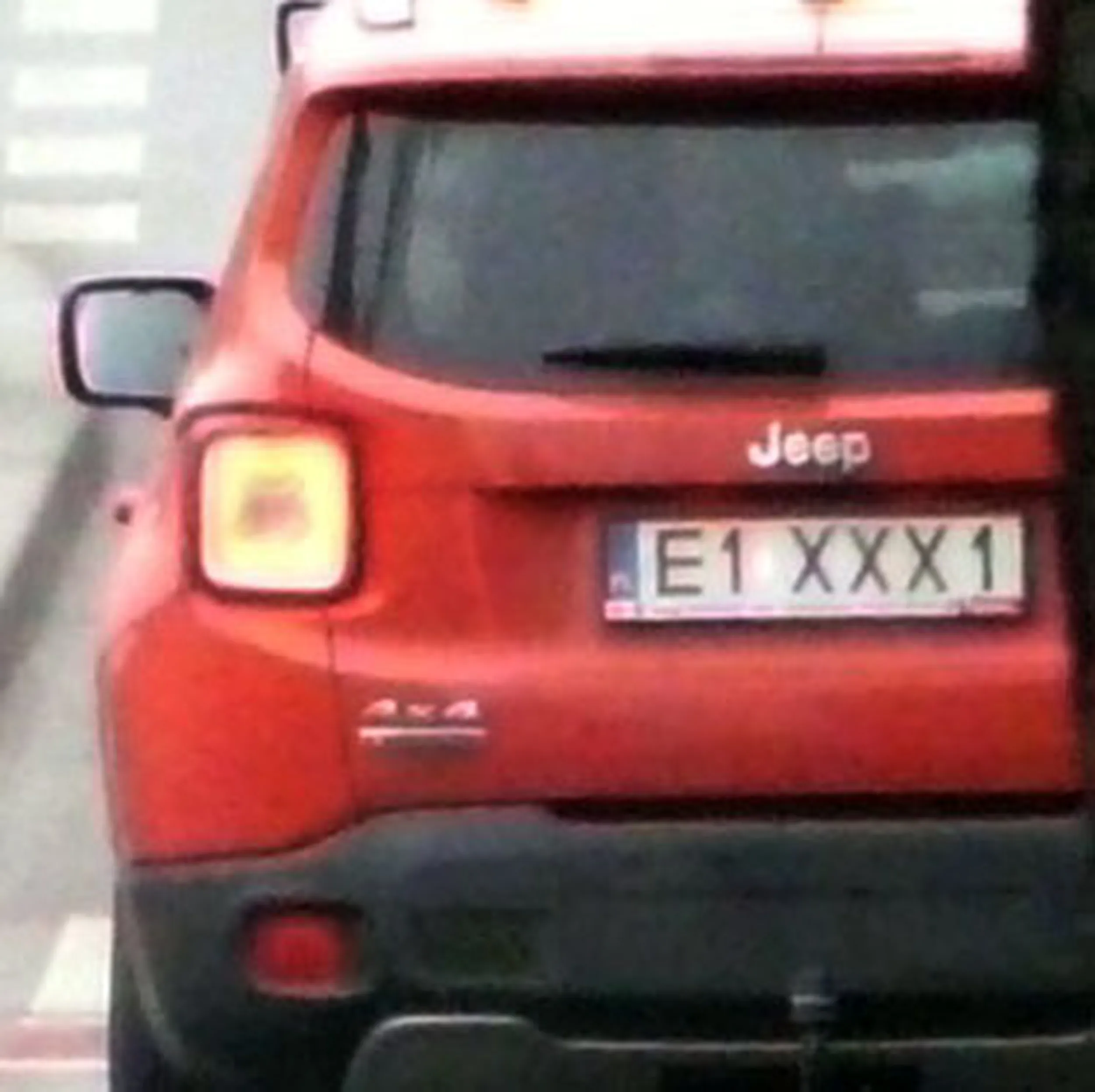 Fajny numer, blacha E1 XXX1