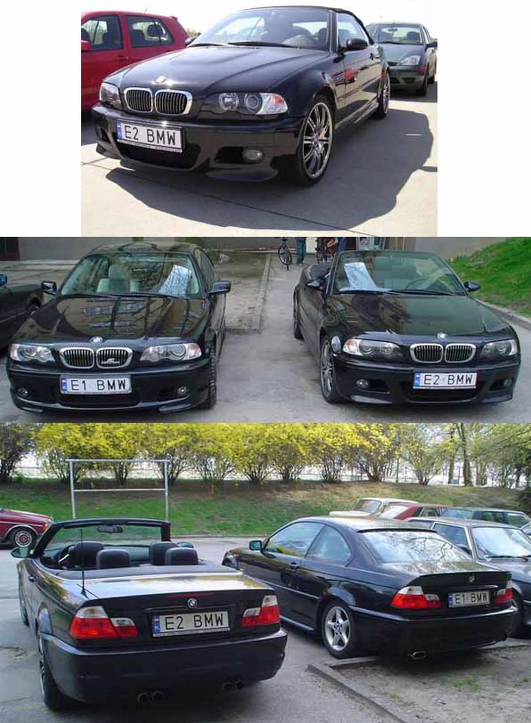 Fajny numer, blacha E2 BMW
