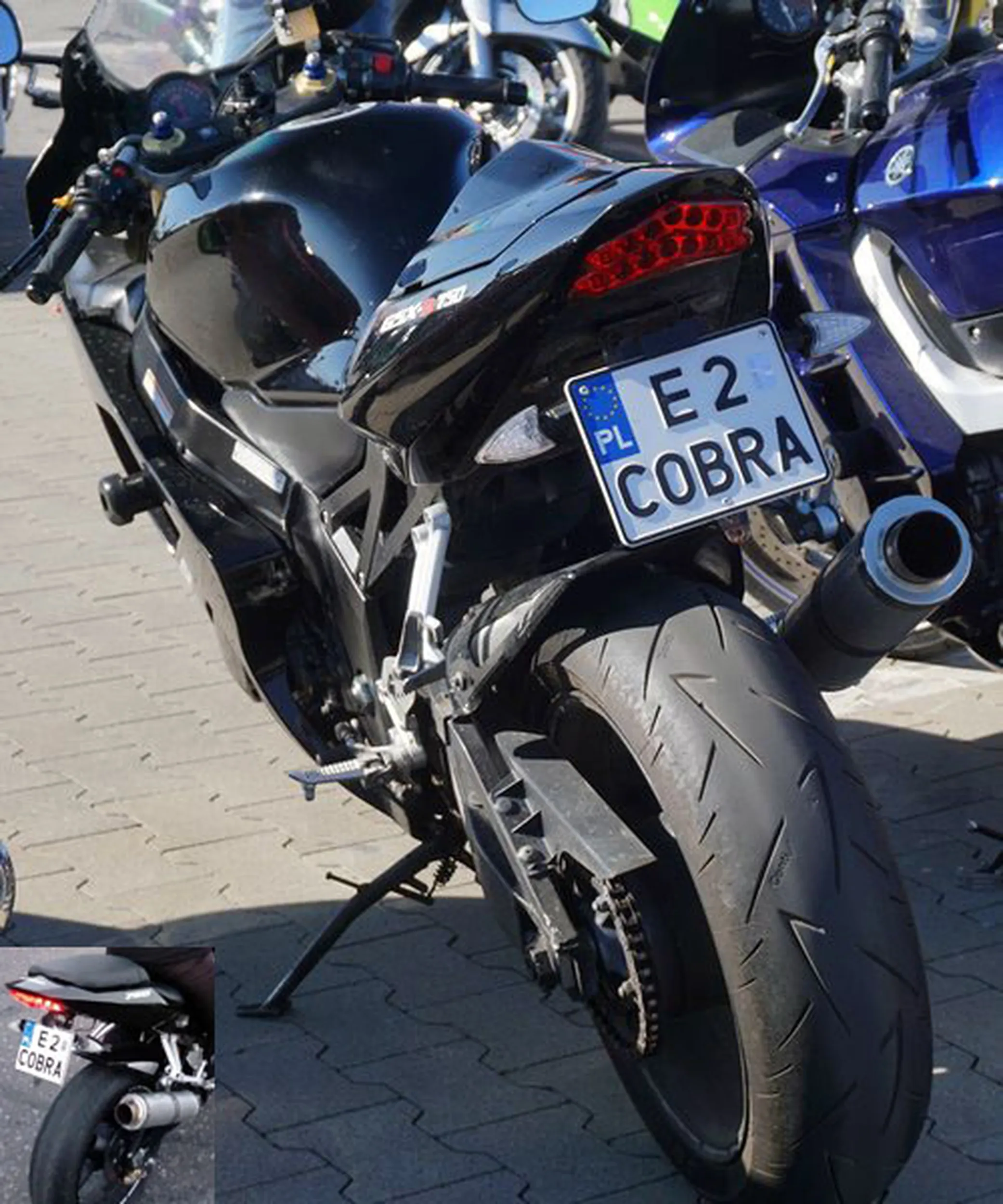 Fajny numer, blacha E2 COBRA