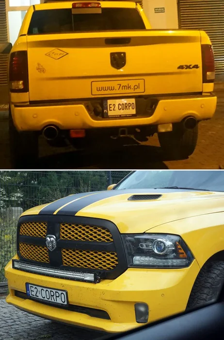 Fajny numer, blacha E2 CORPO