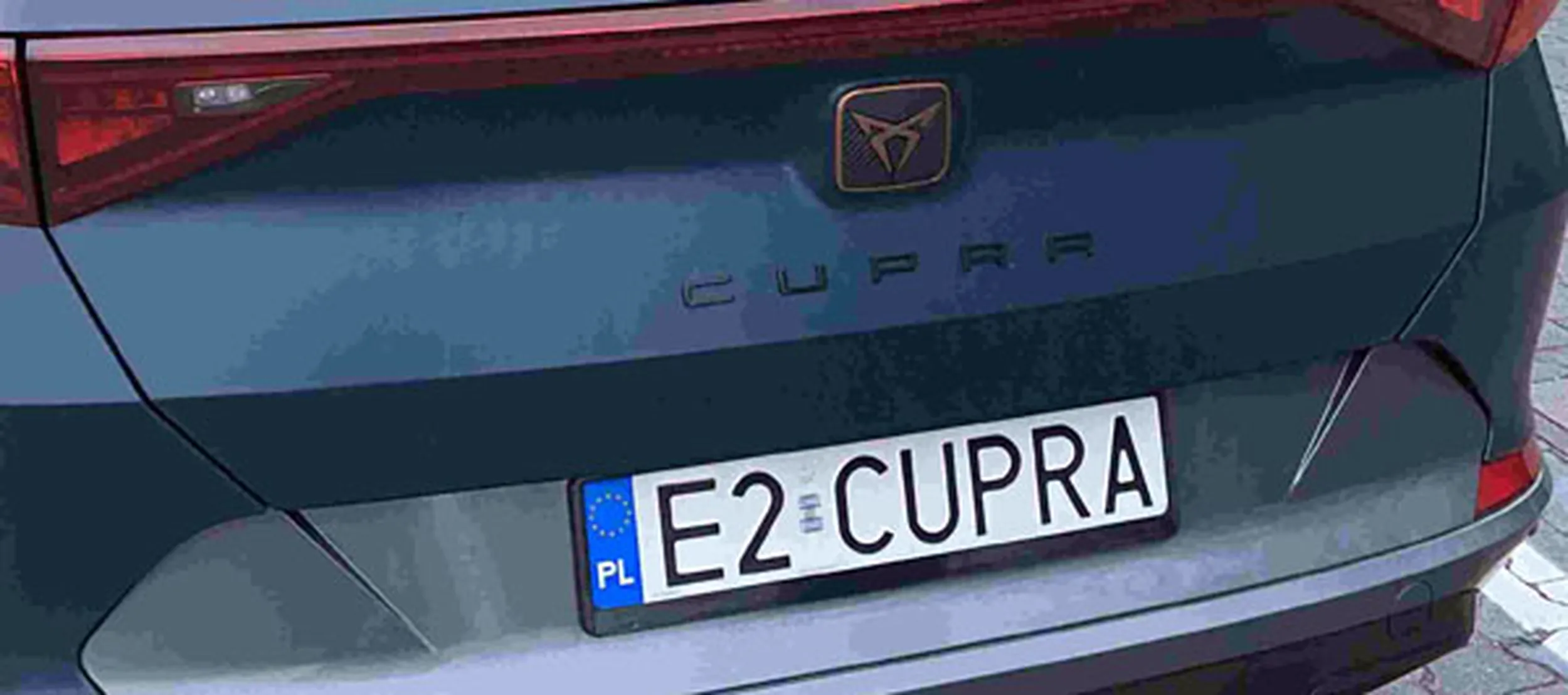 Fajny numer, blacha E2 CUPRA