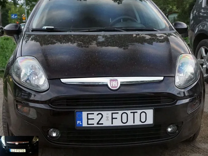 Fajny numer, blacha E2 FOTO