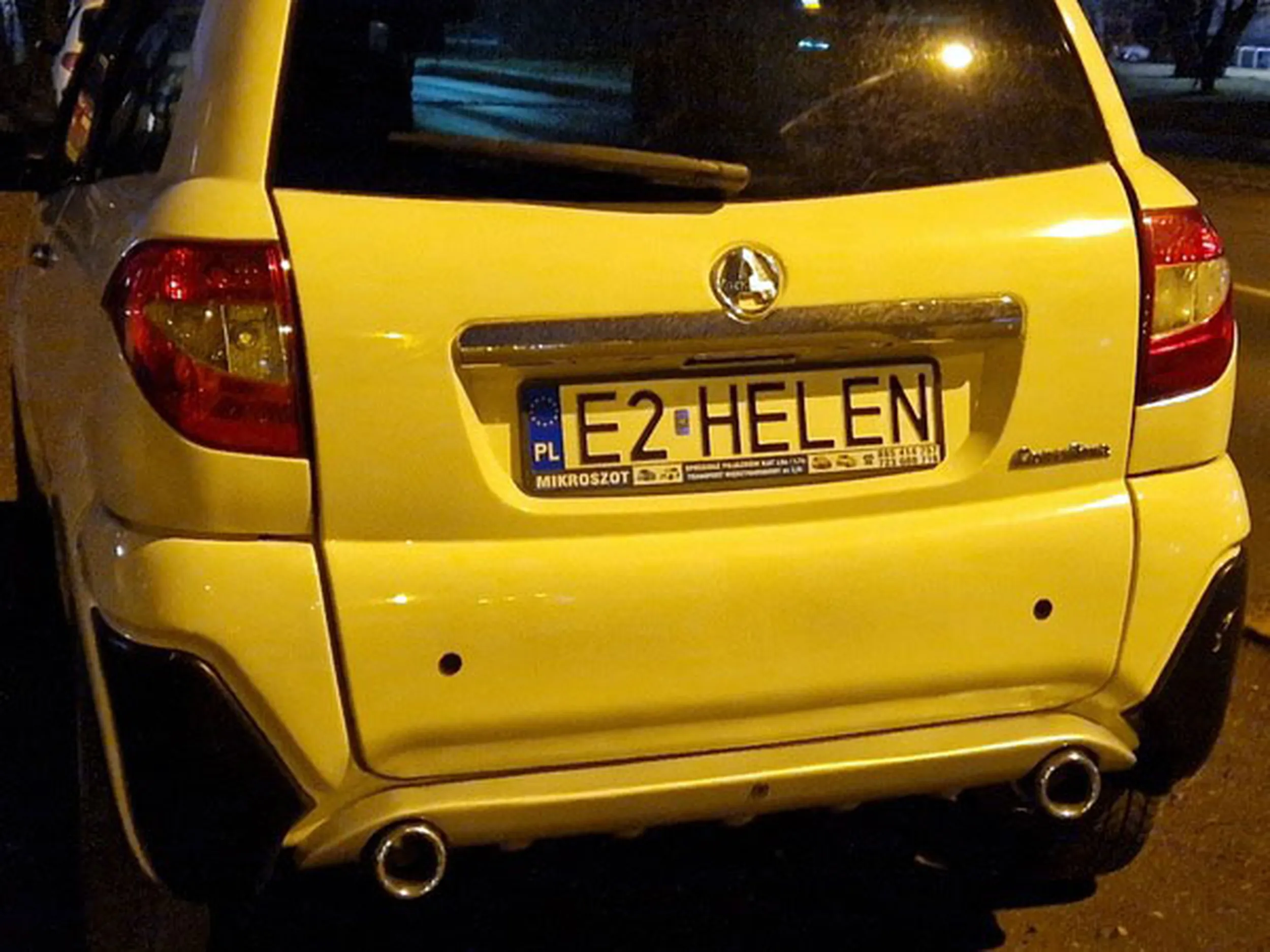 Fajny numer, blacha E2 HELEN