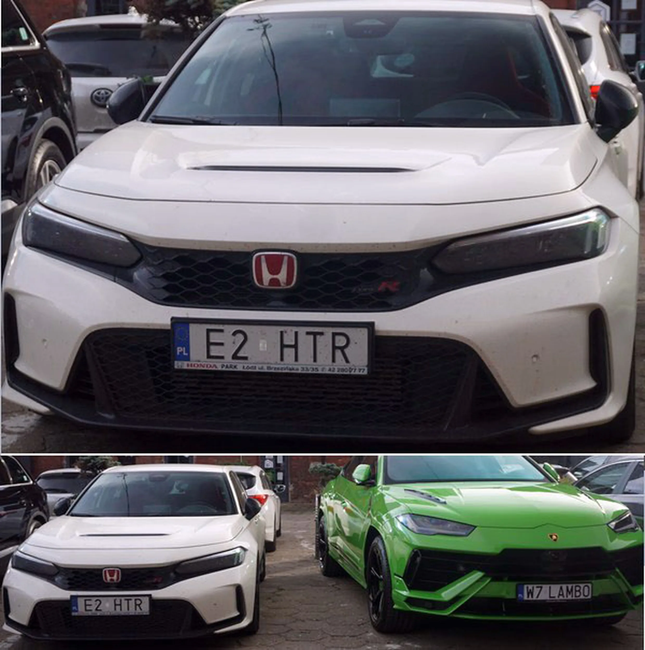 Fajny numer, blacha E2 HTR