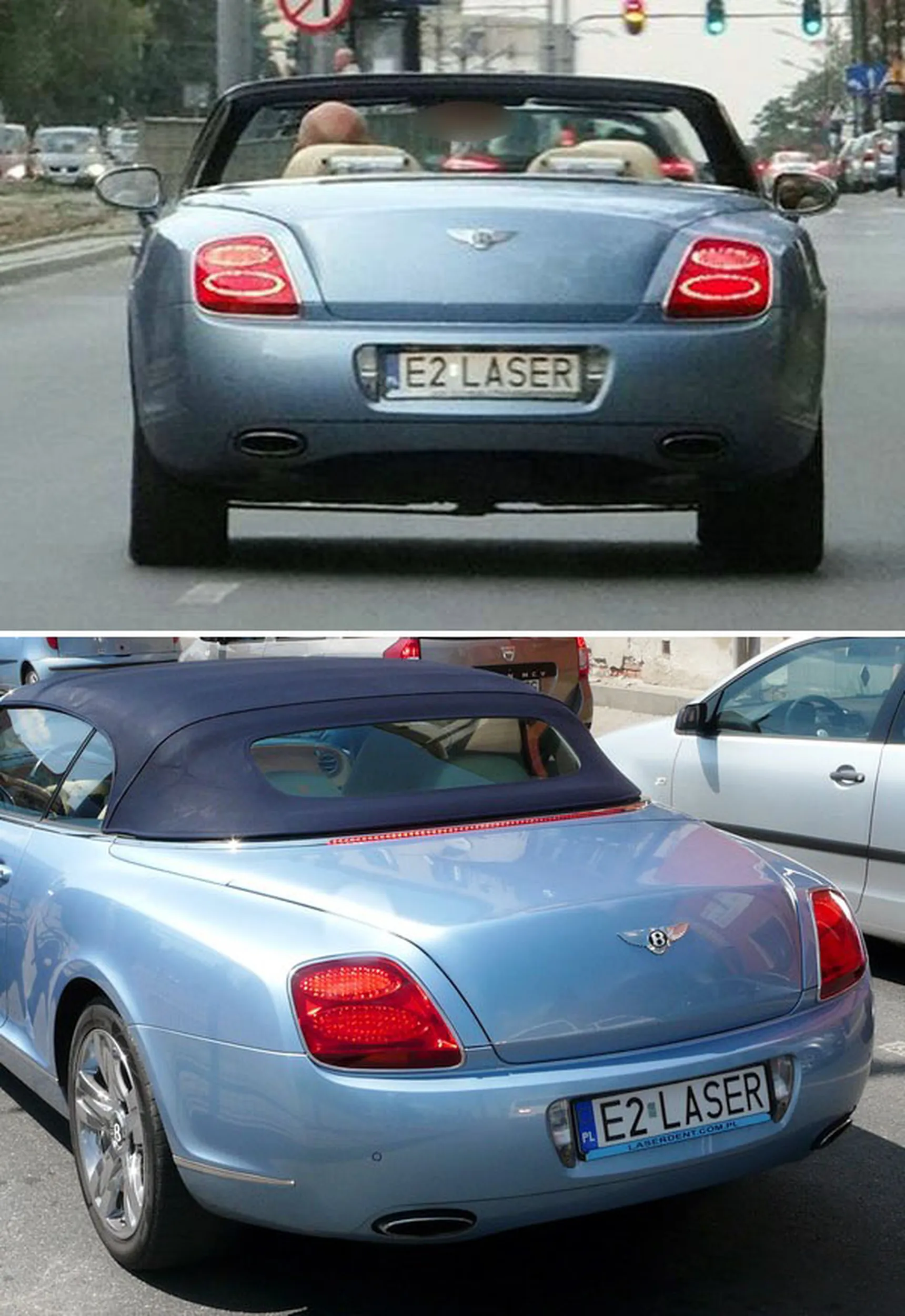 Fajny numer, blacha E2 LASER