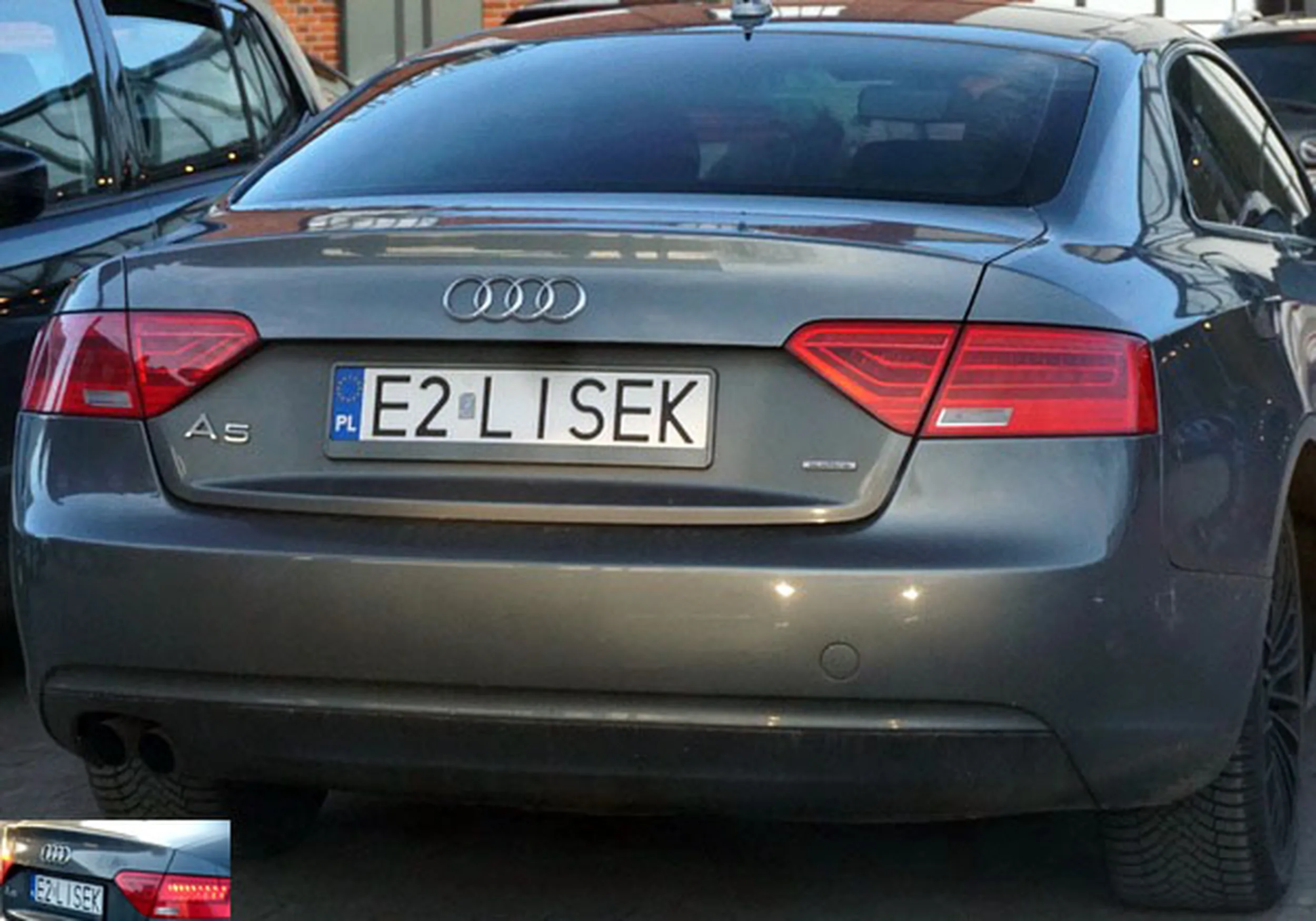 Fajny numer, blacha E2 LISEK