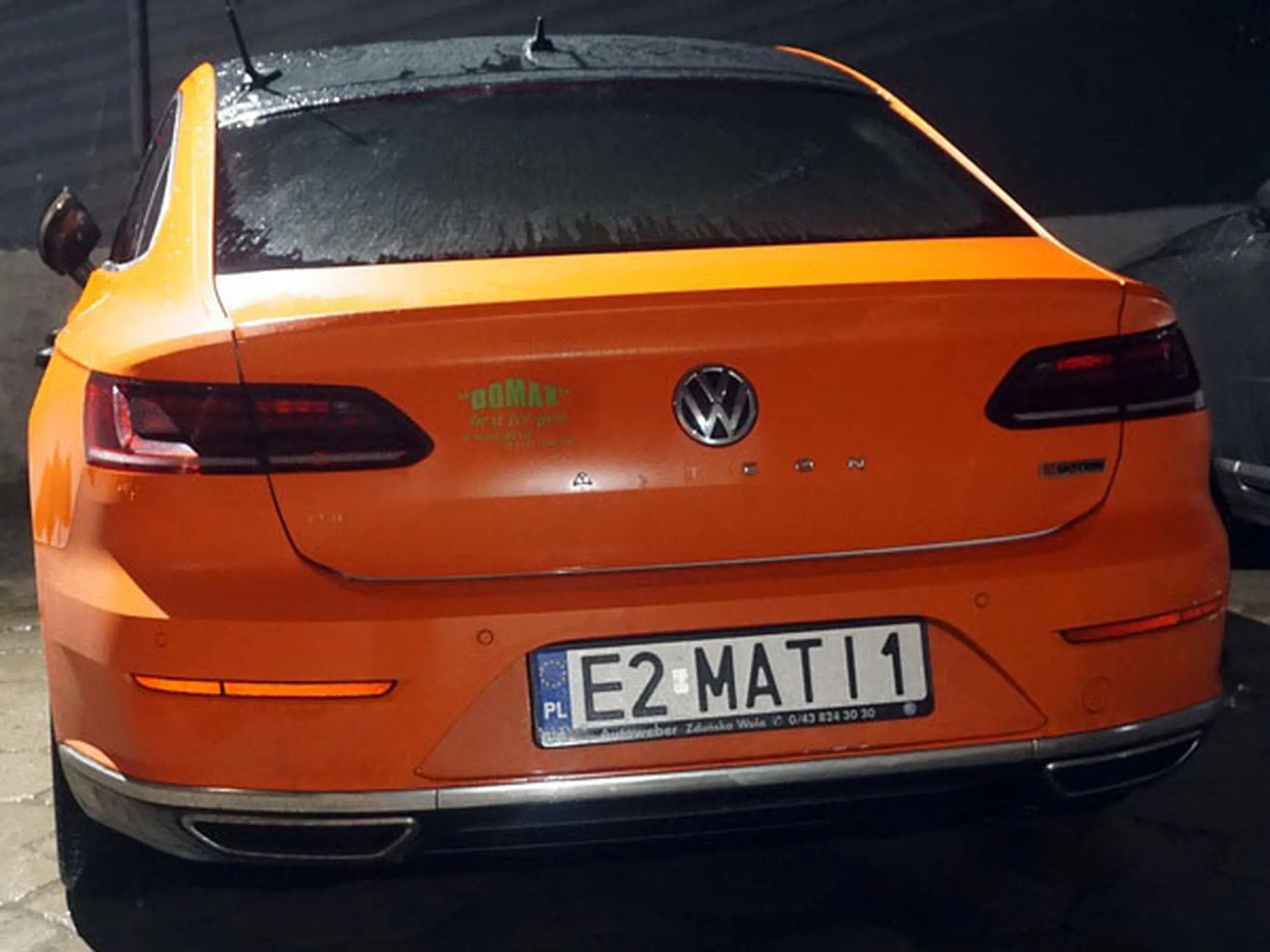 Fajny numer, blacha E2 MATI1