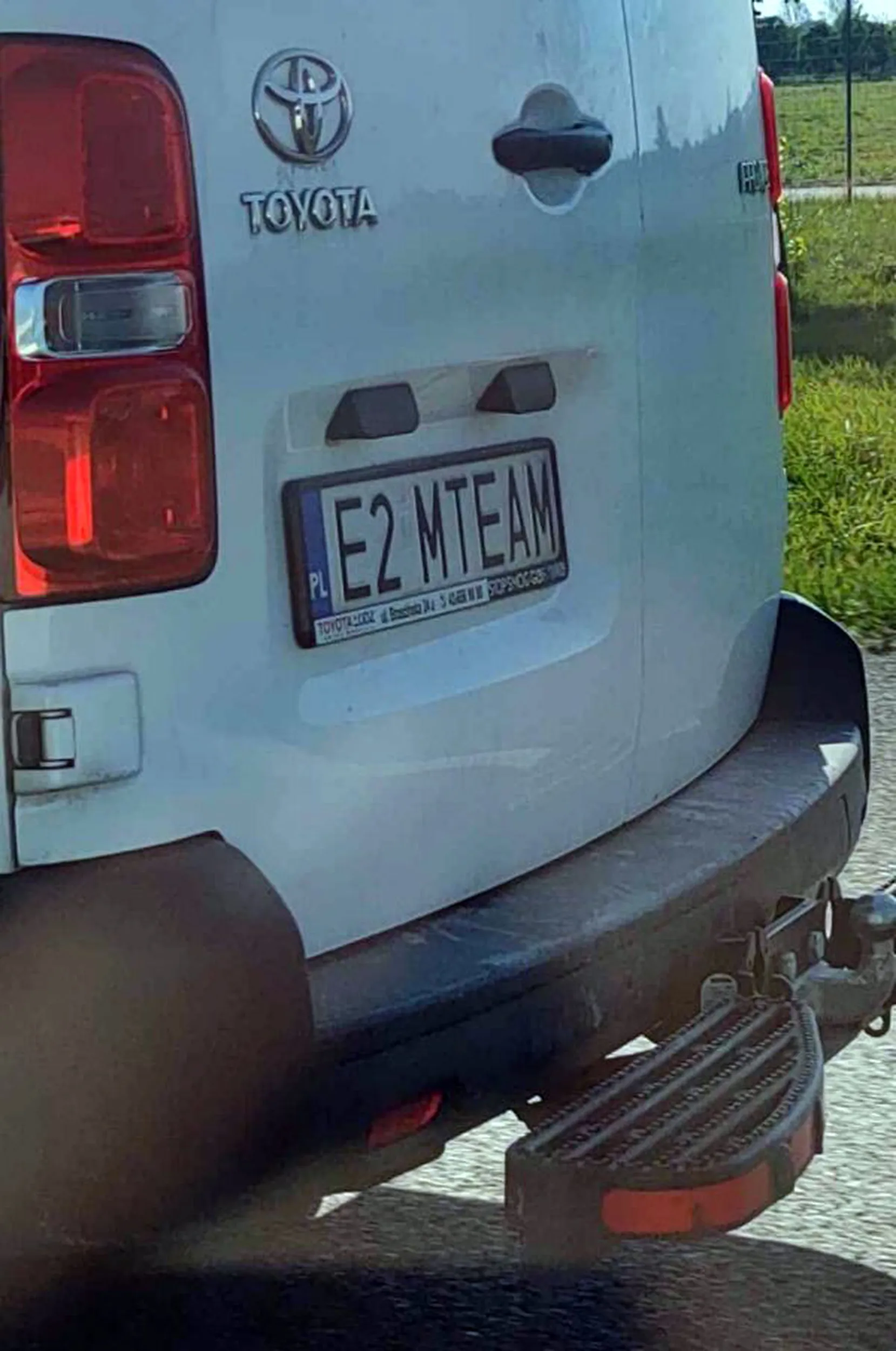 Fajny numer, blacha E2 MTEAM