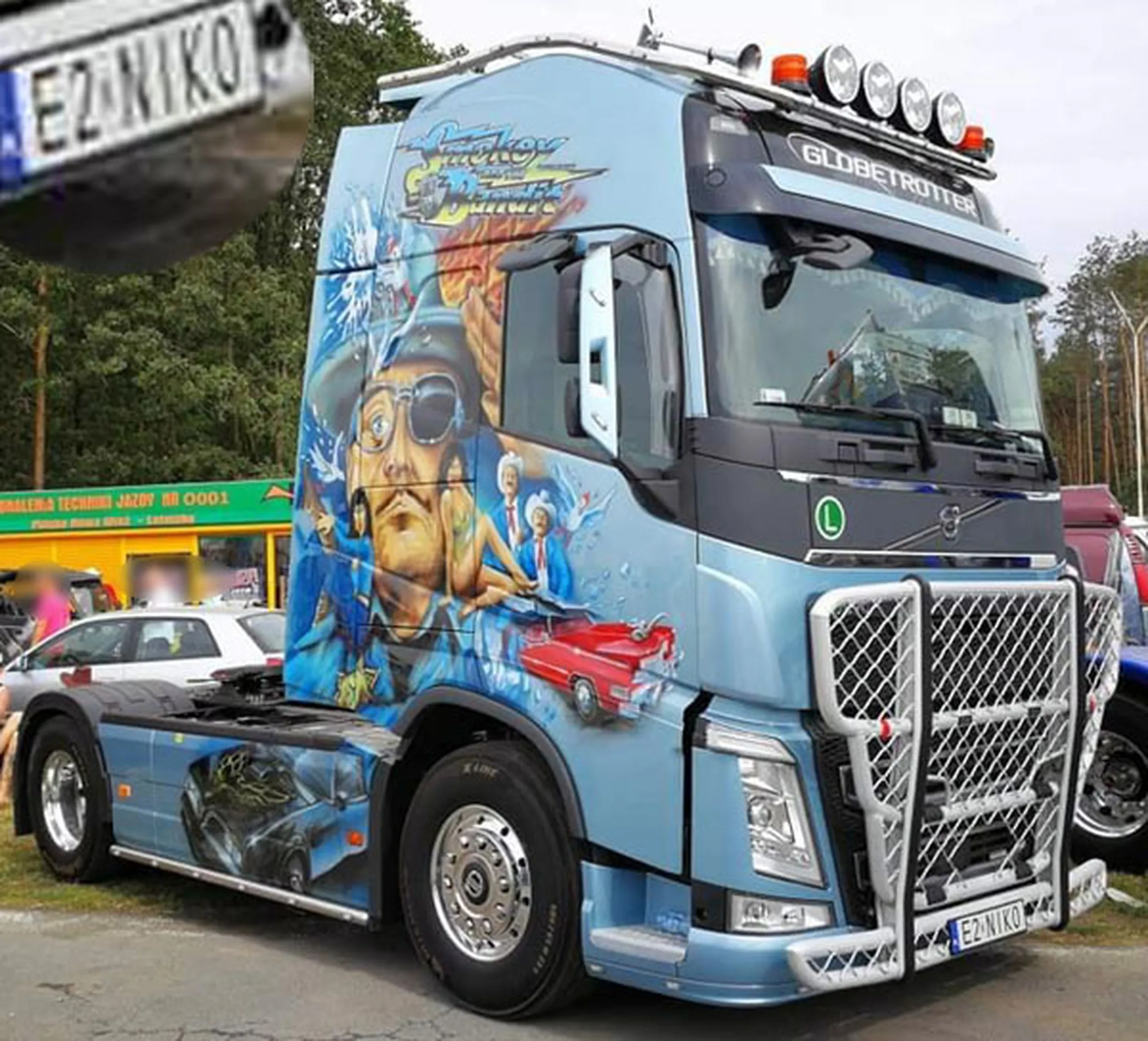 Fajny numer, blacha E2 NIKO