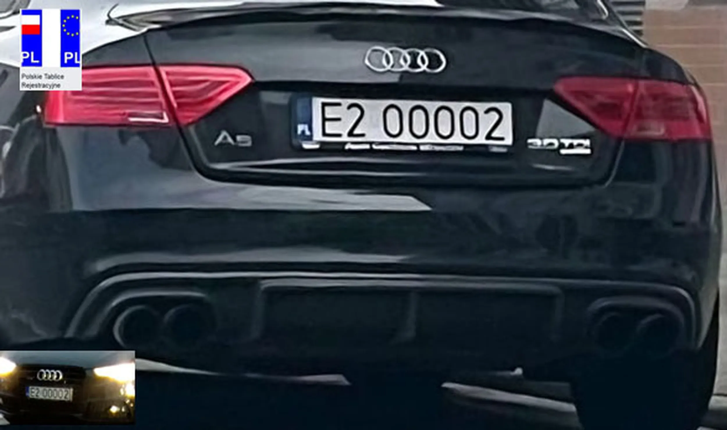 Fajny numer, blacha E2 OOOO2