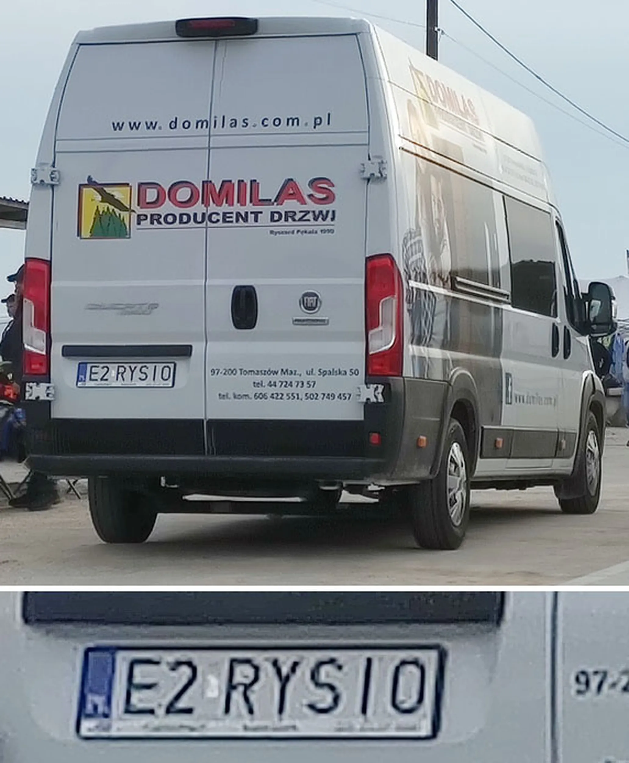 Fajny numer, blacha E2 RYSIO