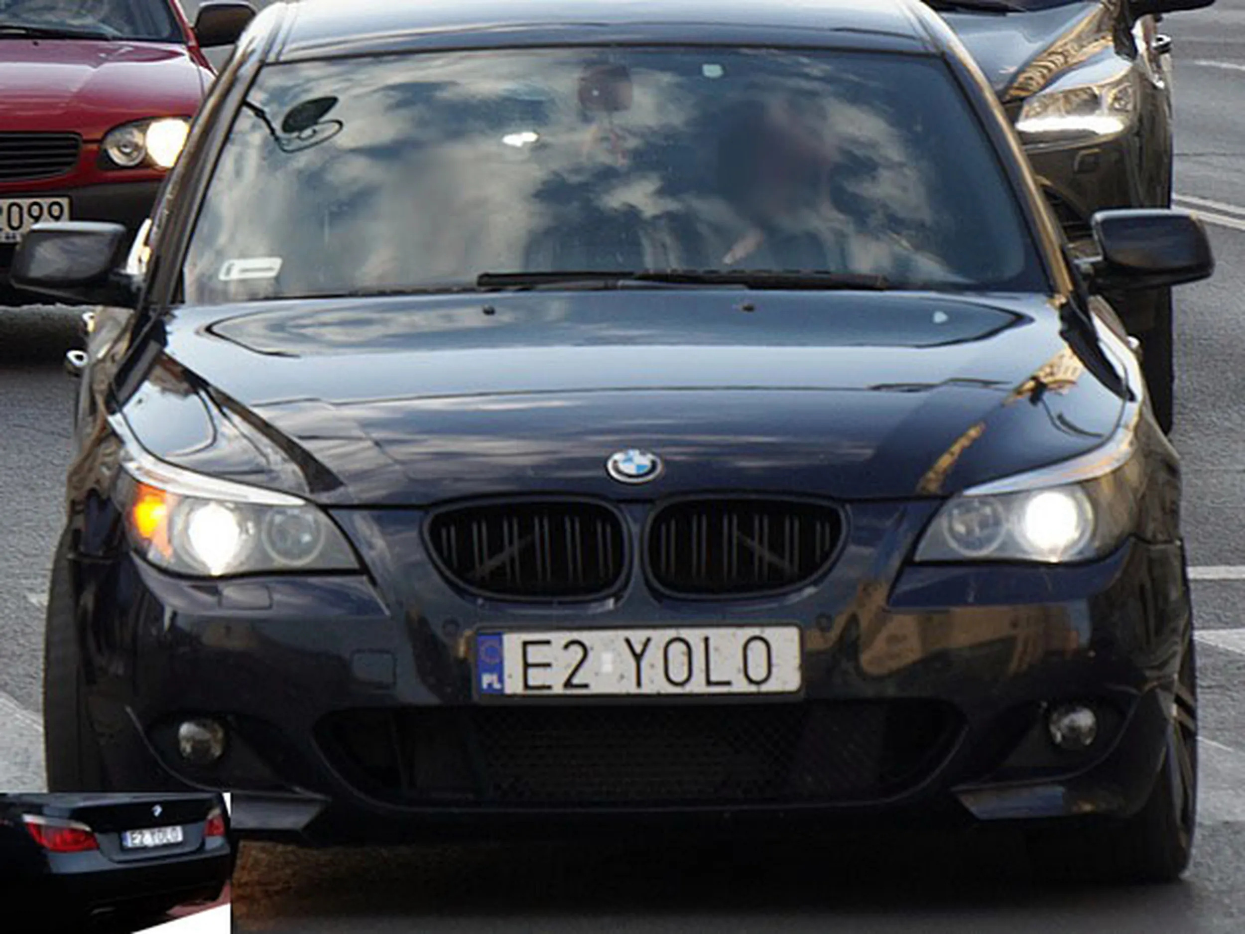 Fajny numer, blacha E2 YOLO