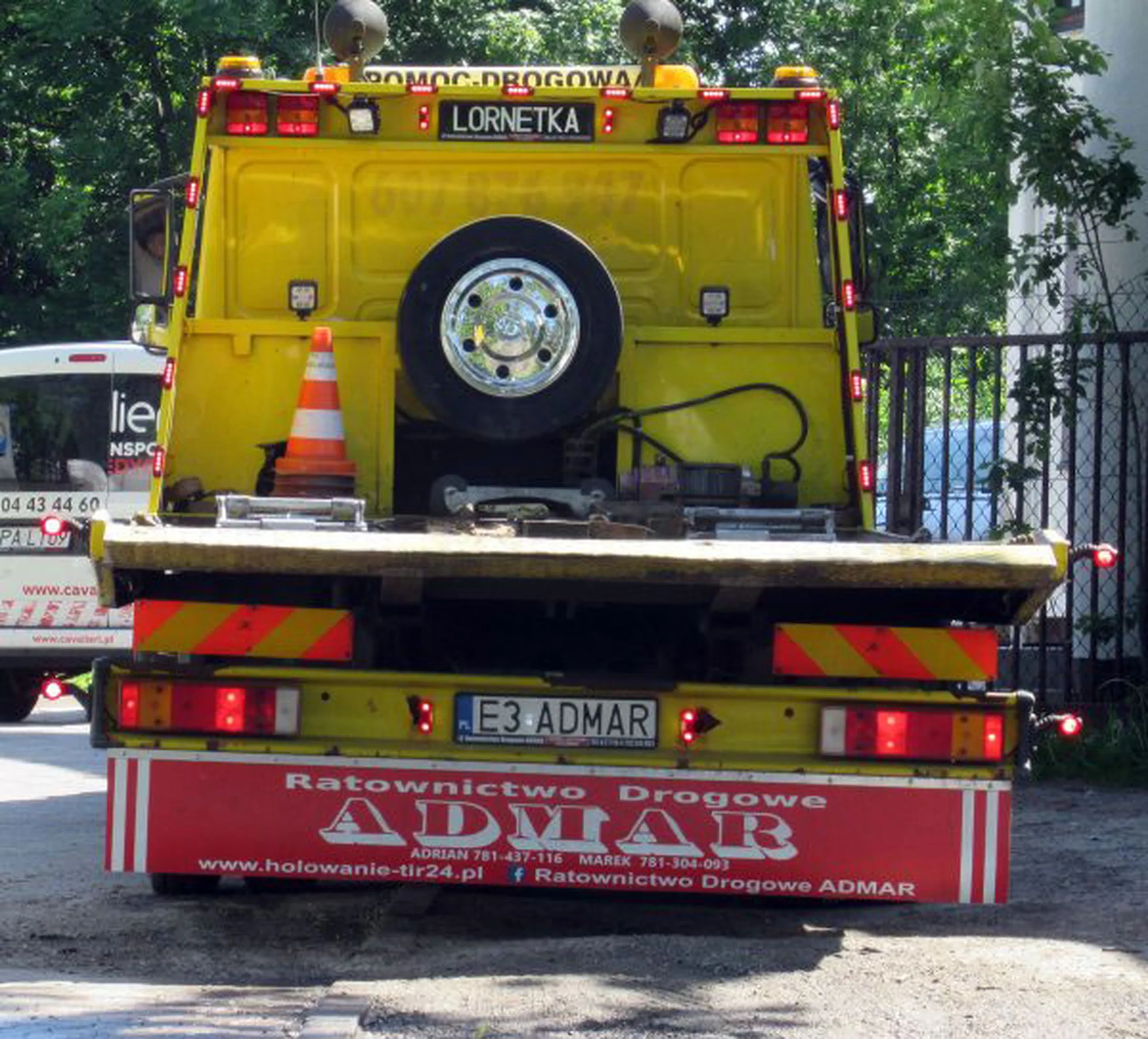 Fajny numer, blacha E3 ADMAR