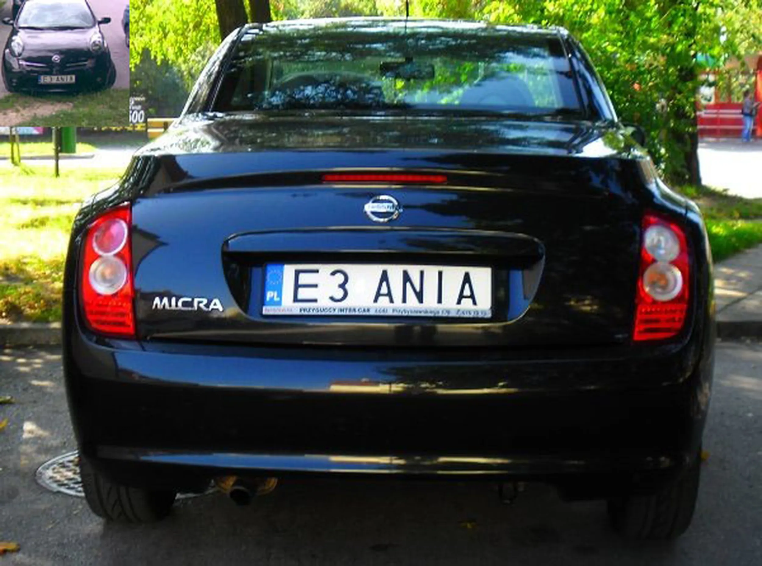 Fajny numer, blacha E3 ANIA