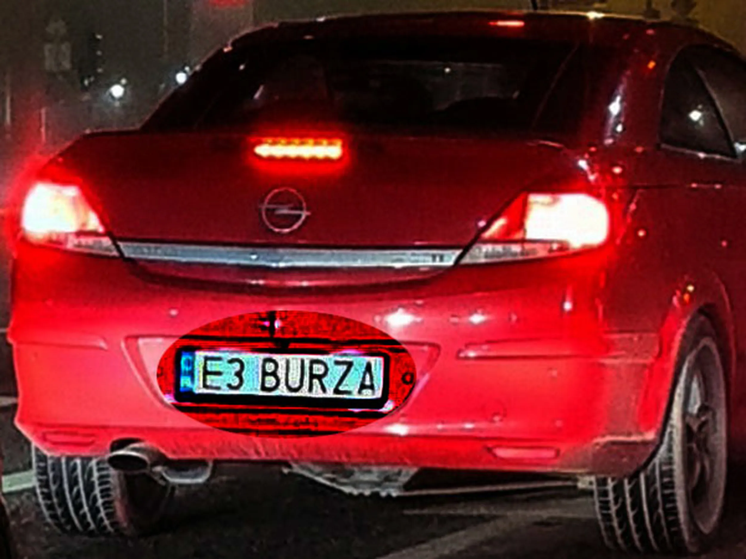 Fajny numer, blacha E3 BURZA