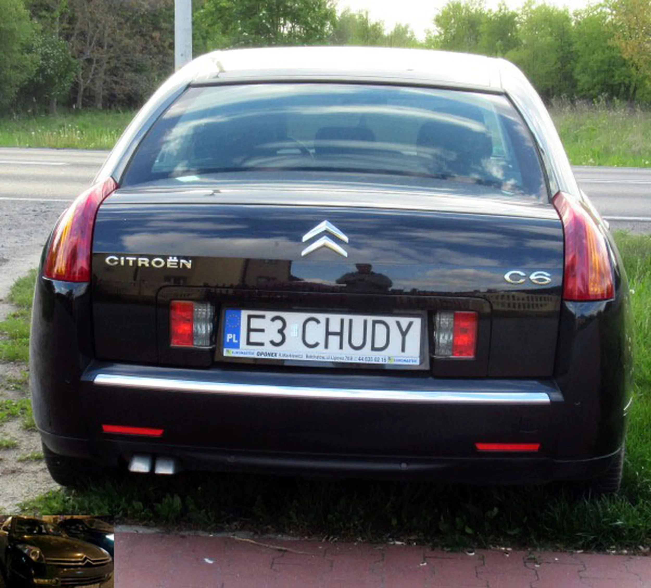 Fajny numer, blacha E3 CHUDY