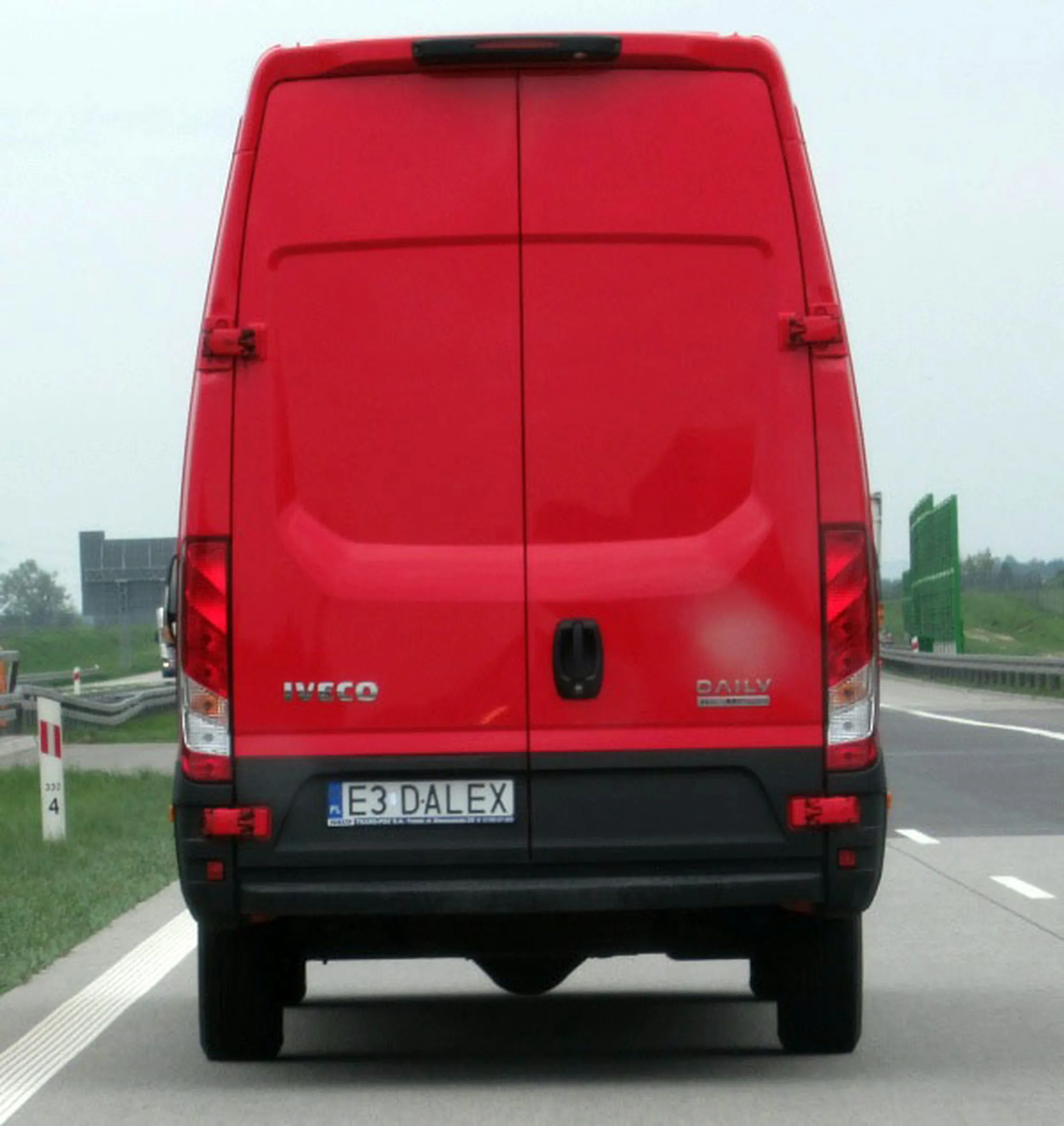 Fajny numer, blacha E3 DALEX