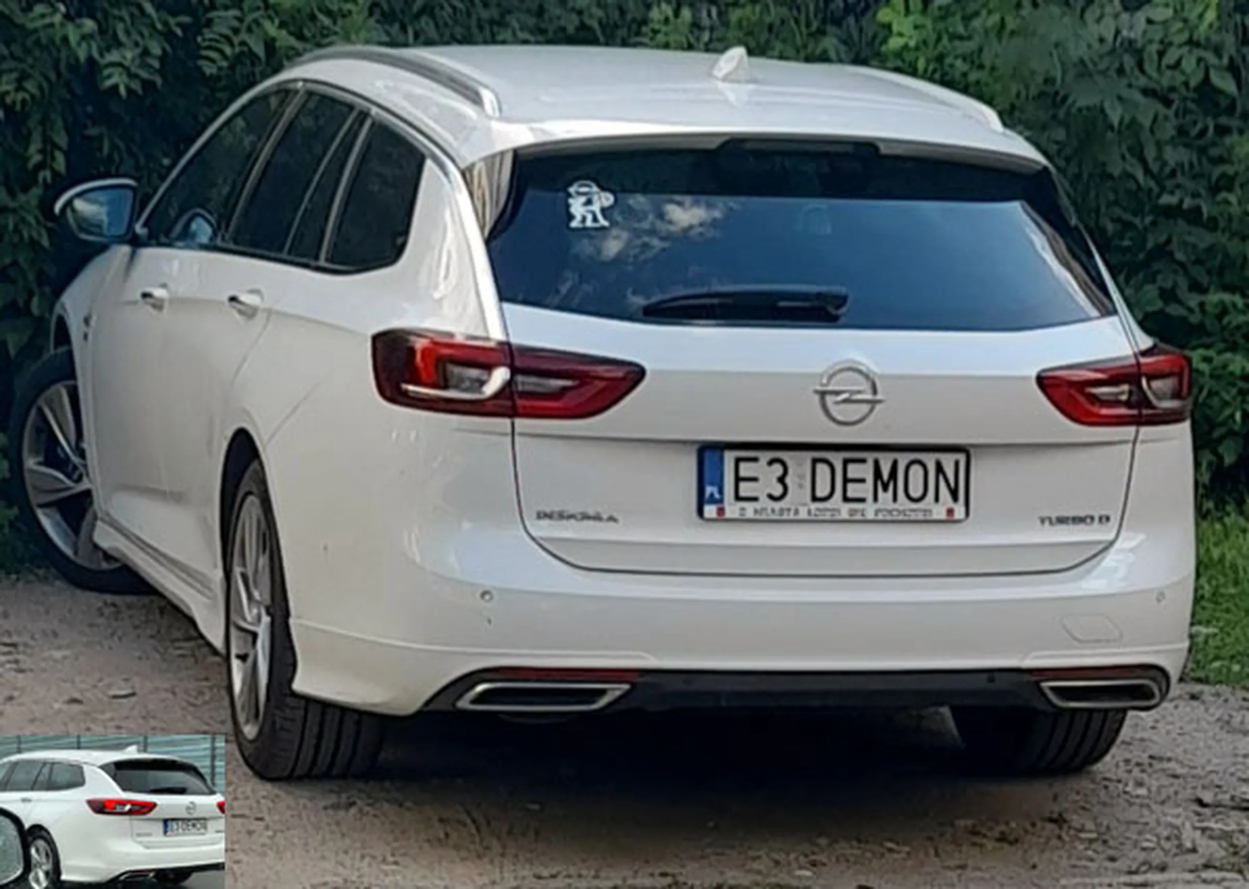 Fajny numer, blacha E3 DEMON