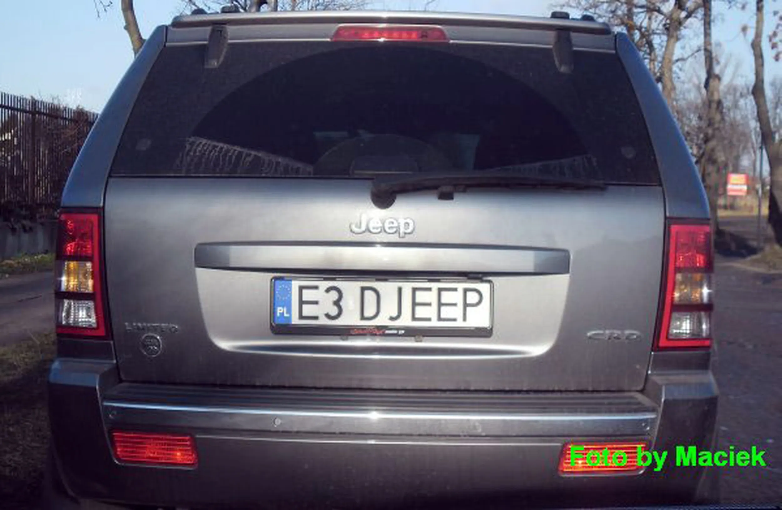 Fajny numer, blacha E3 DJEEP