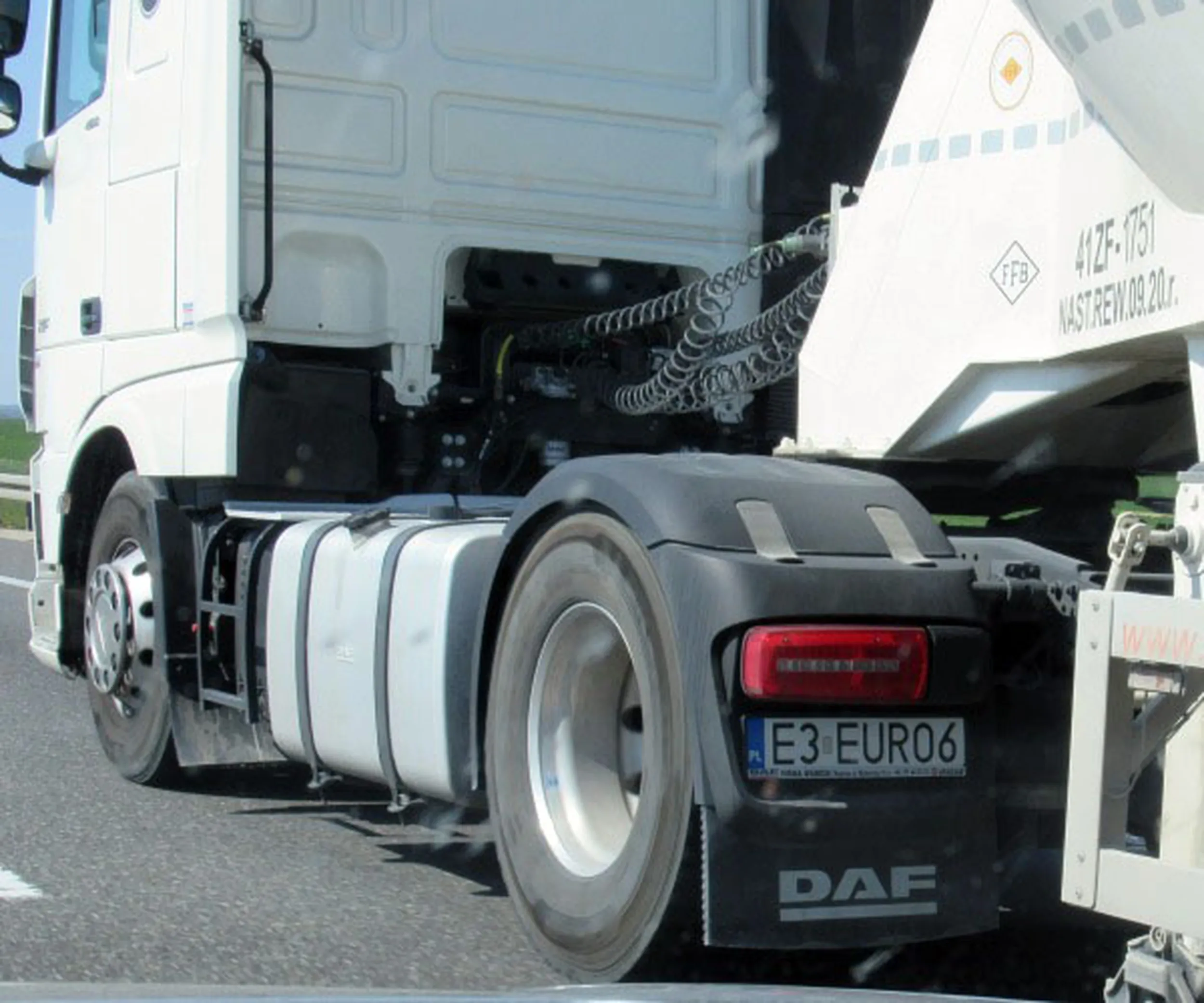 Fajny numer, blacha E3 EURO6