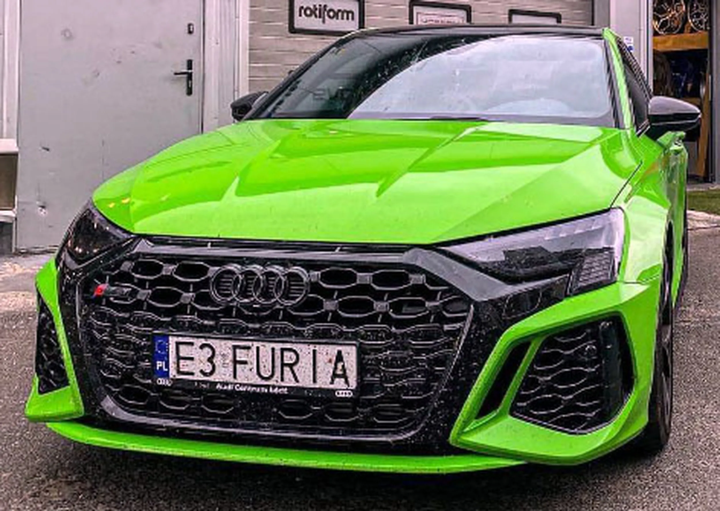 Fajny numer, blacha E3 FURIA