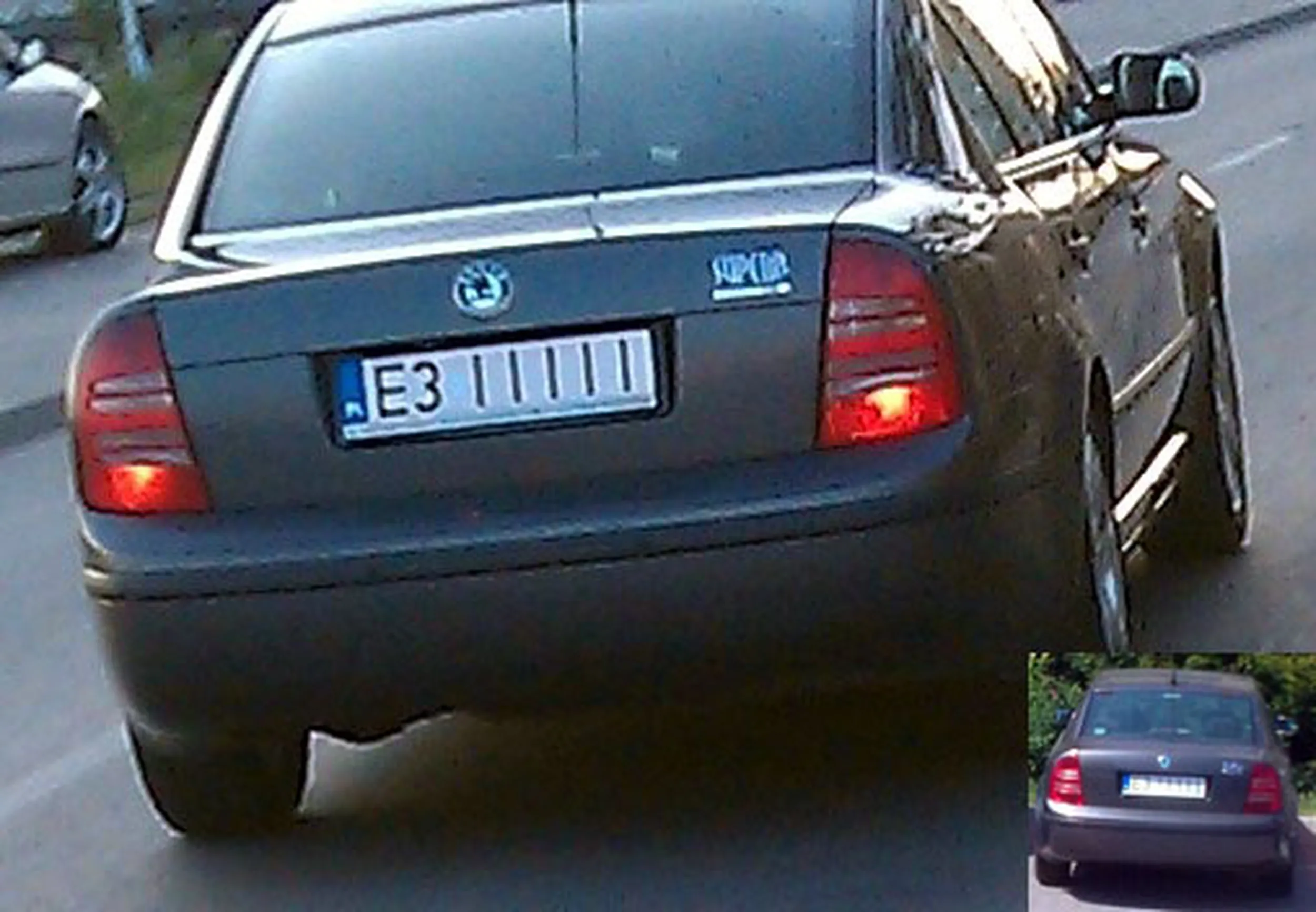 Fajny numer, blacha E3 IIIII