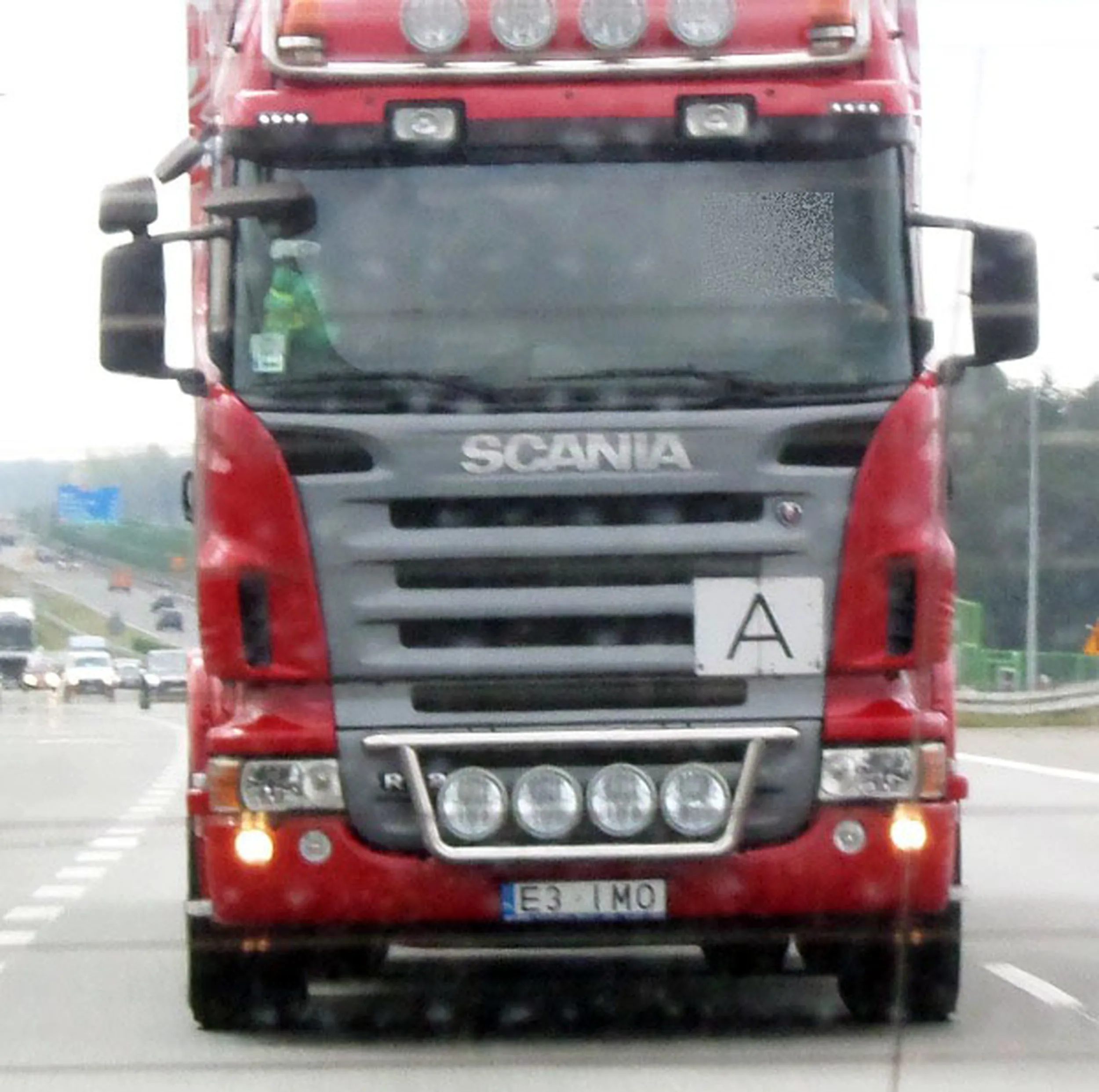 Fajny numer, blacha E3 IMO