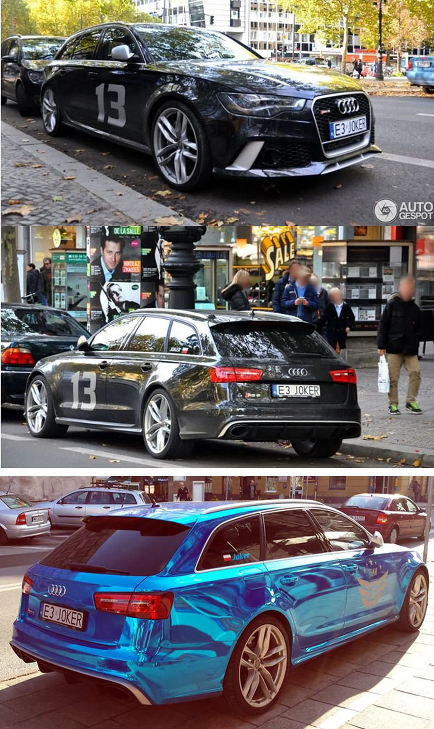 Fajny numer, blacha E3 JOKER