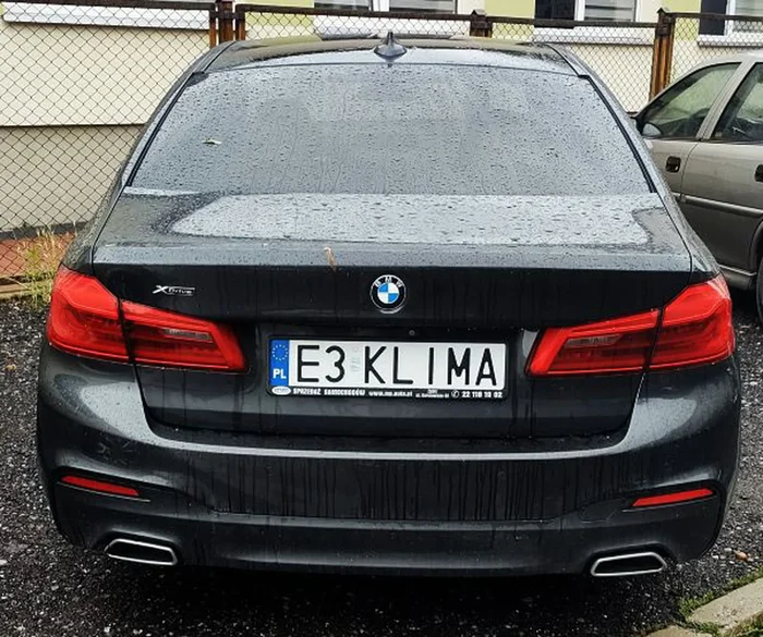 Fajny numer, blacha E3 KLIMA