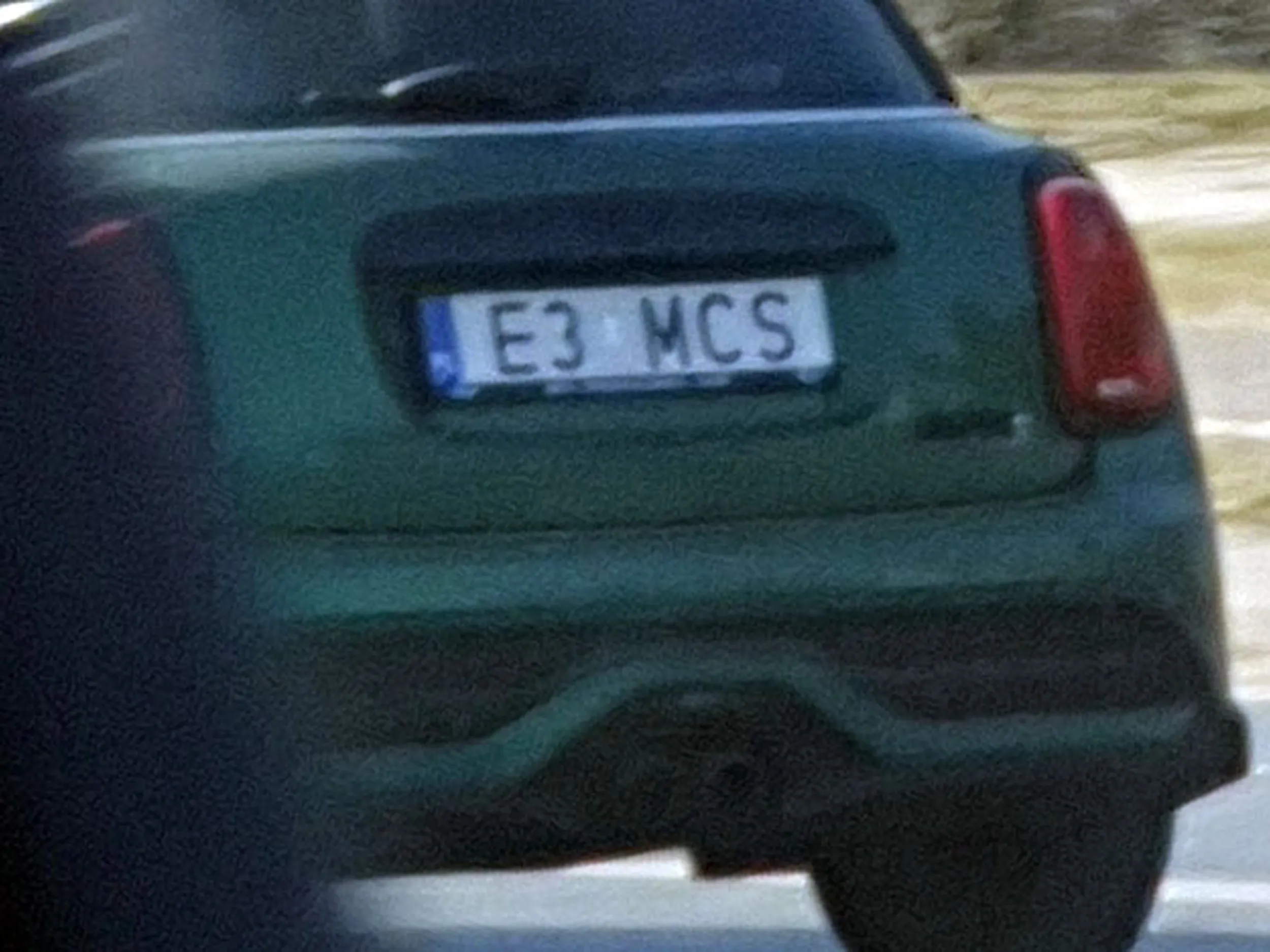 Fajny numer, blacha E3 MCS