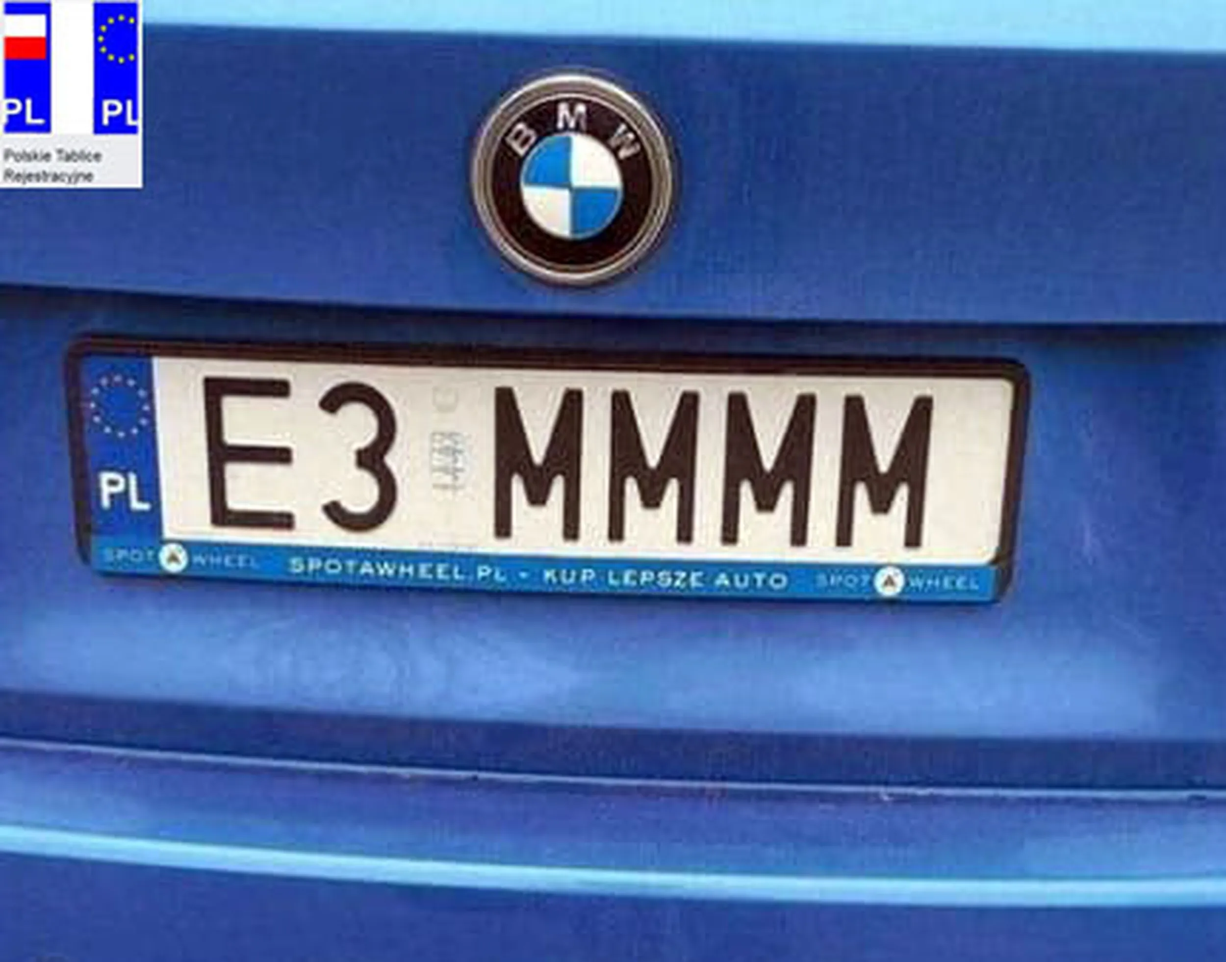 Fajny numer, blacha E3 MMMM