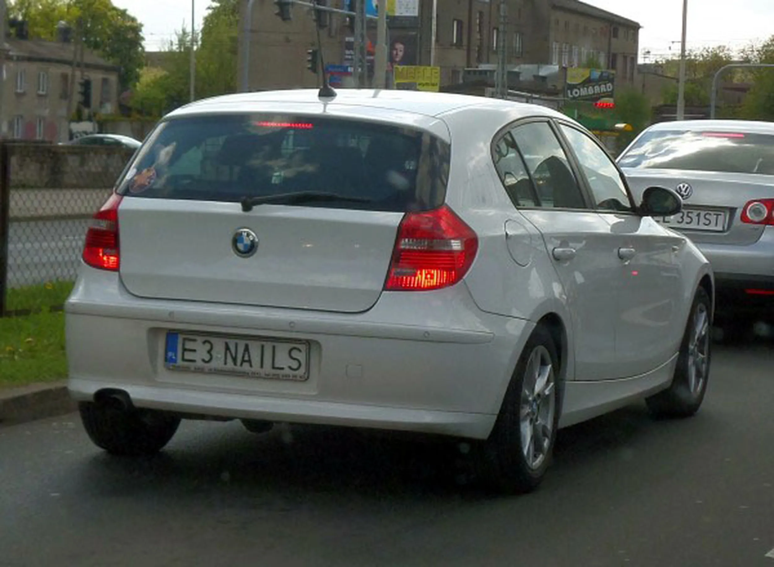 Fajny numer, blacha E3 NAILS