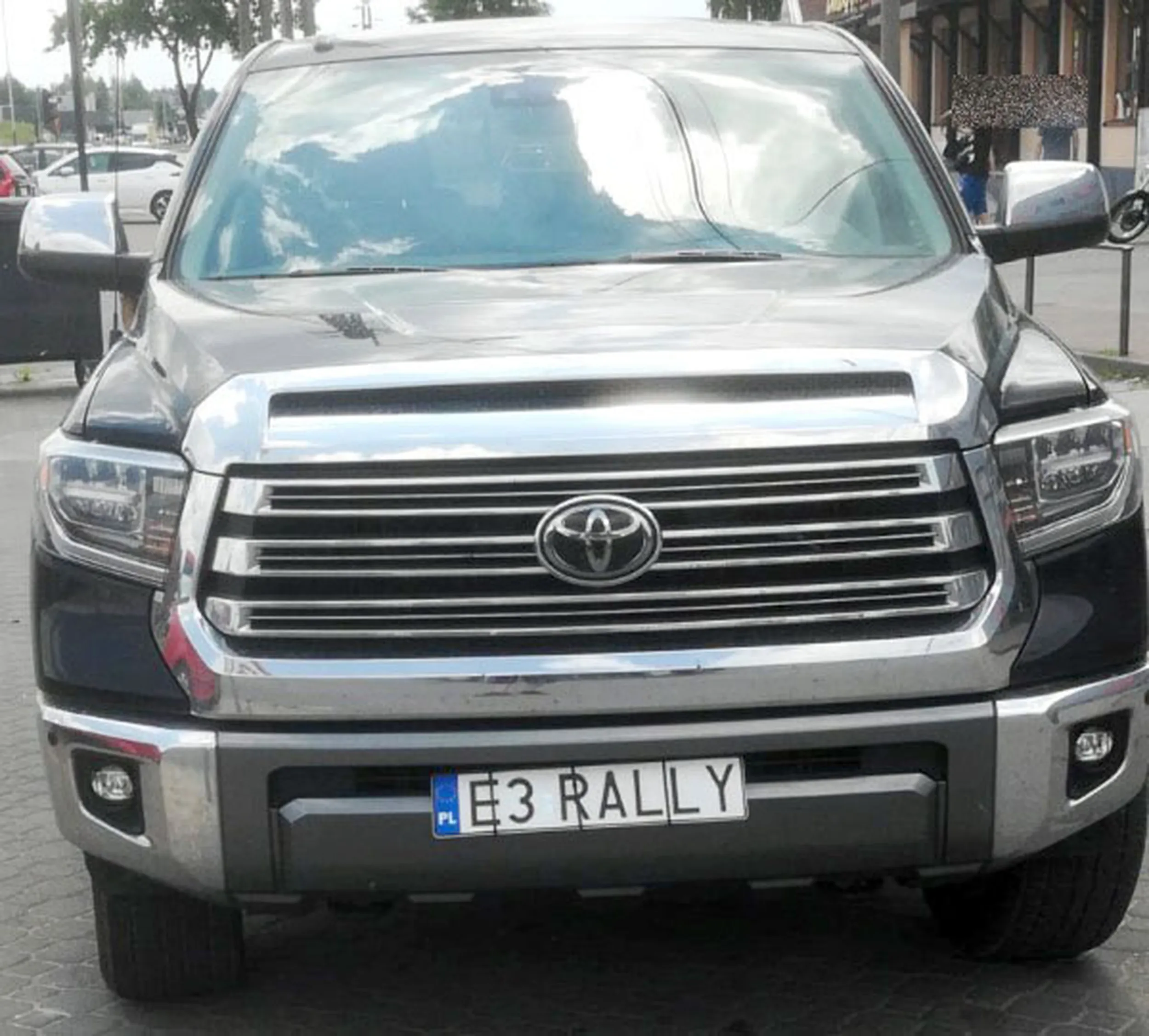 Fajny numer, blacha E3 RALLY