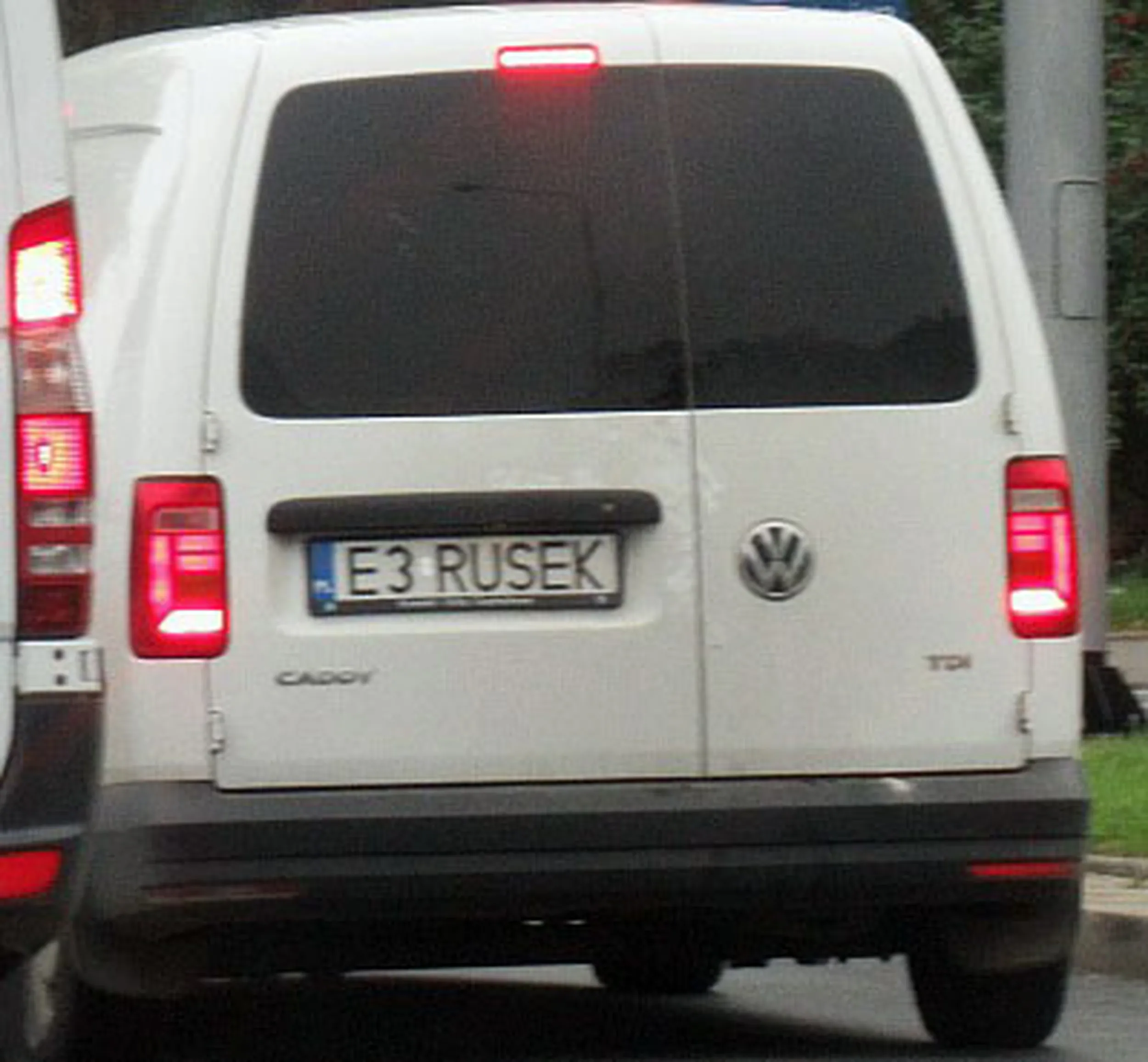 Fajny numer, blacha E3 RUSEK