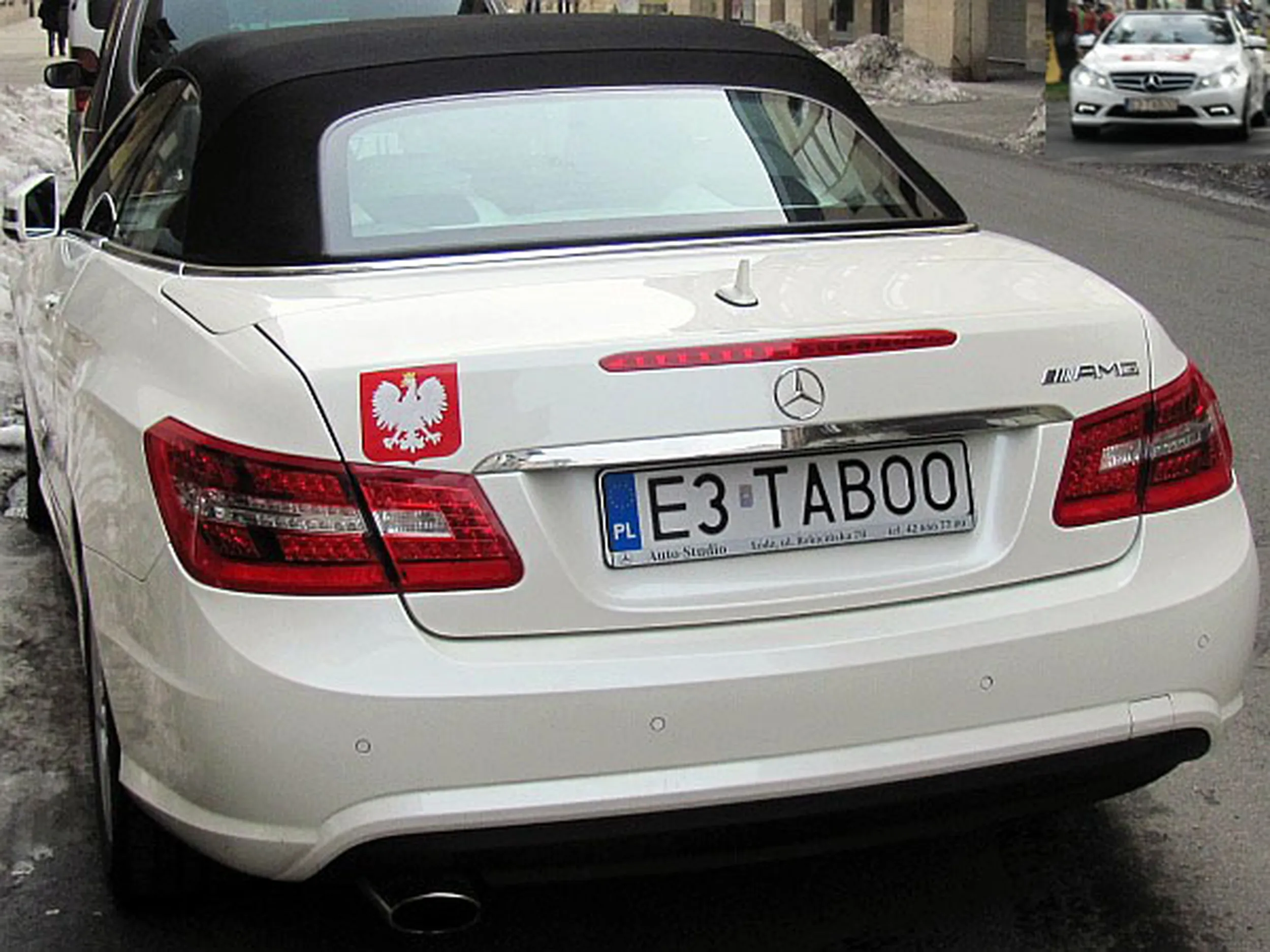 Fajny numer, blacha E3 TABOO