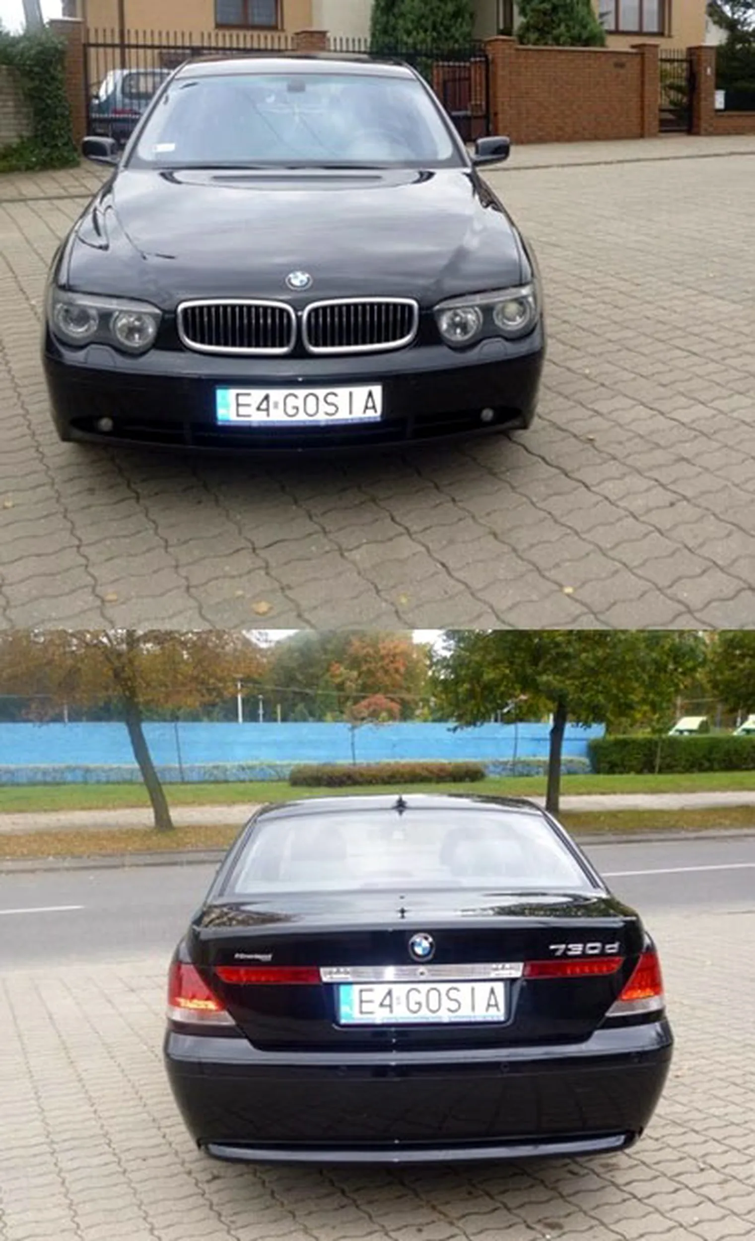 Fajny numer, blacha E4 GOSIA