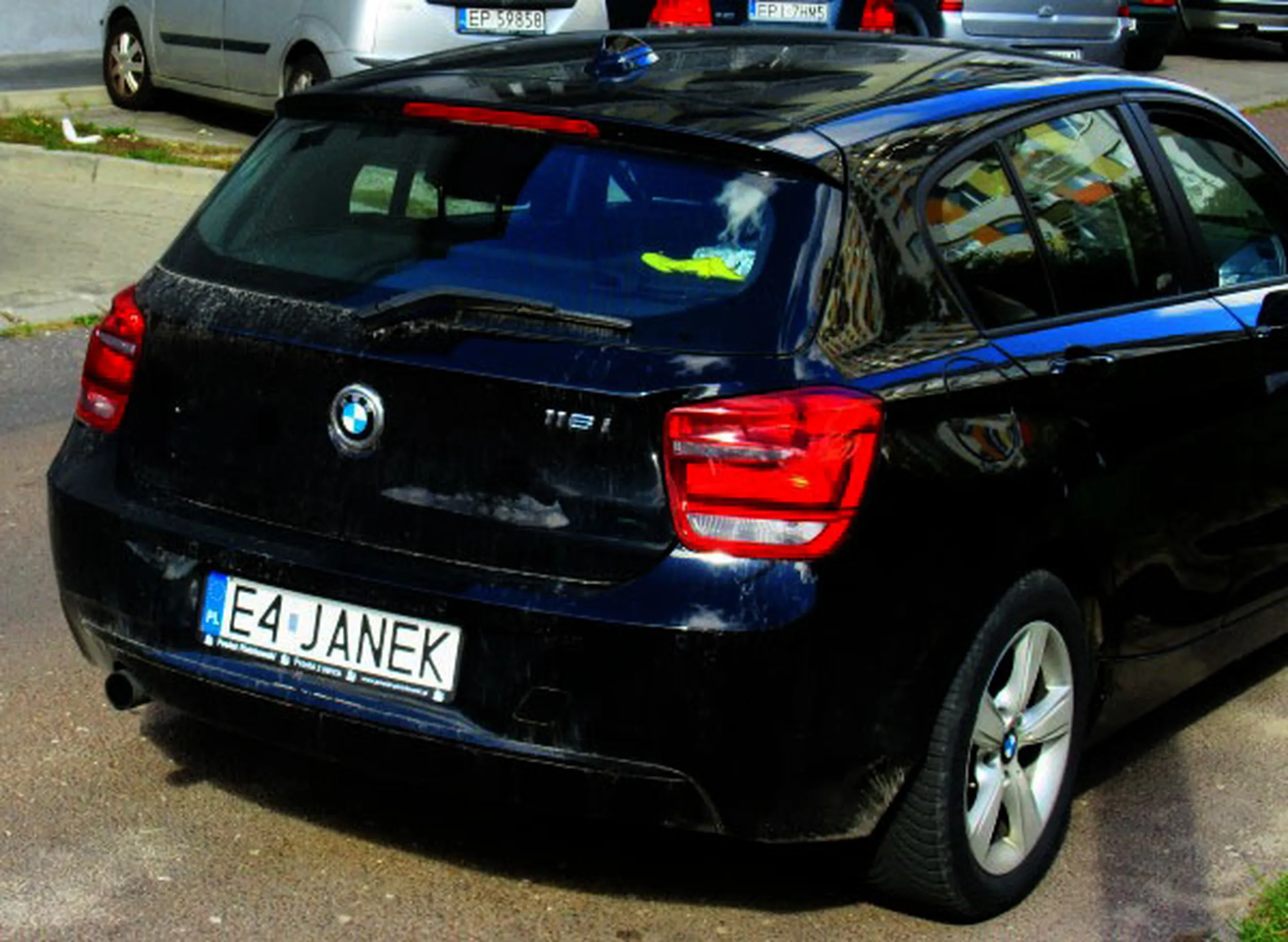 Fajny numer, blacha E4 JANEK