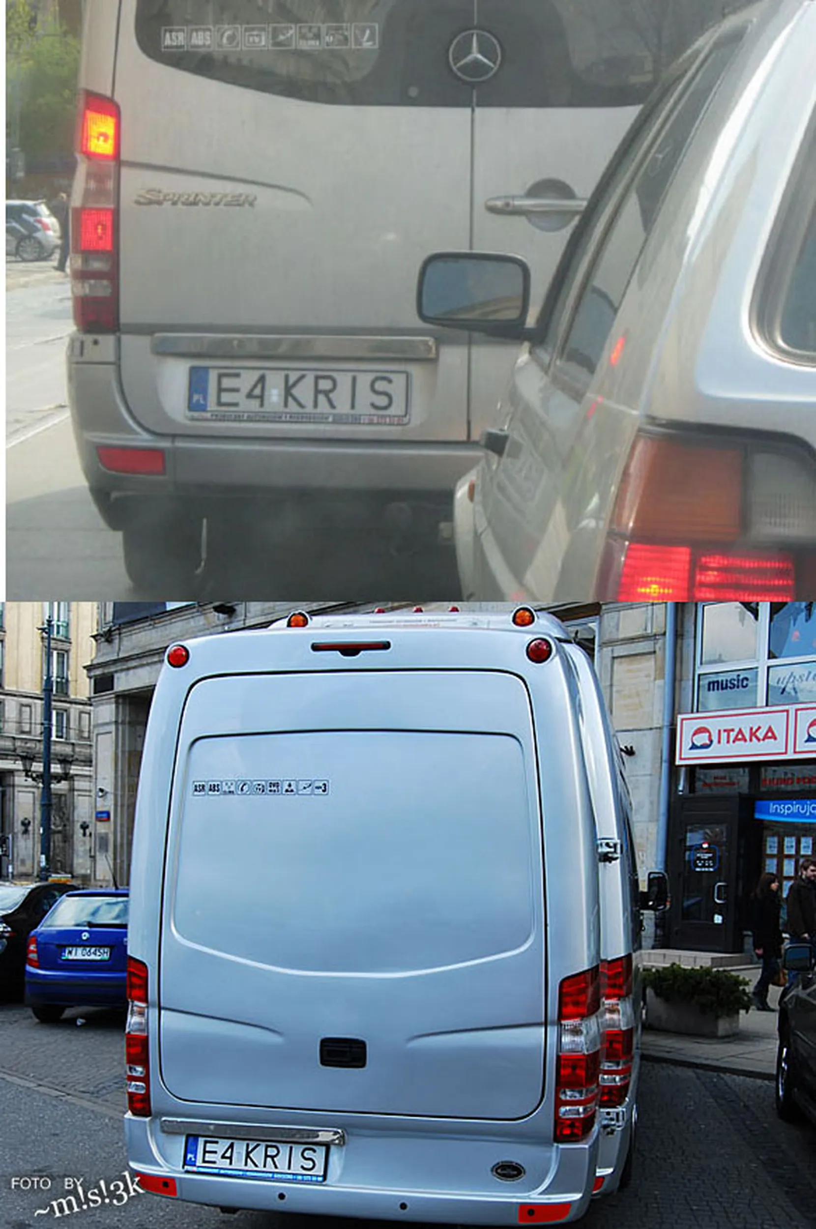 Fajny numer, blacha E4 KRIS