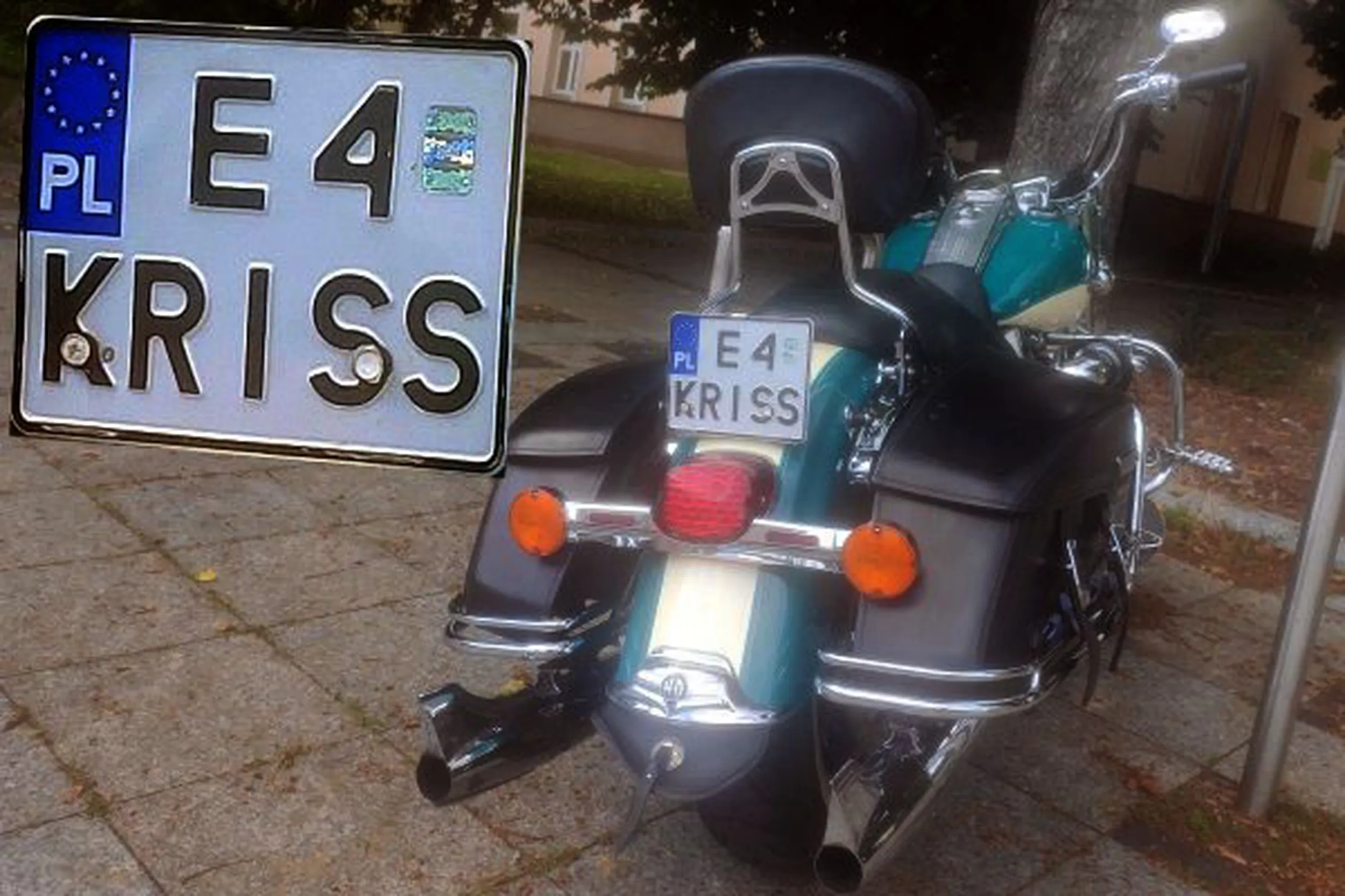 Fajny numer, blacha E4 KRISS