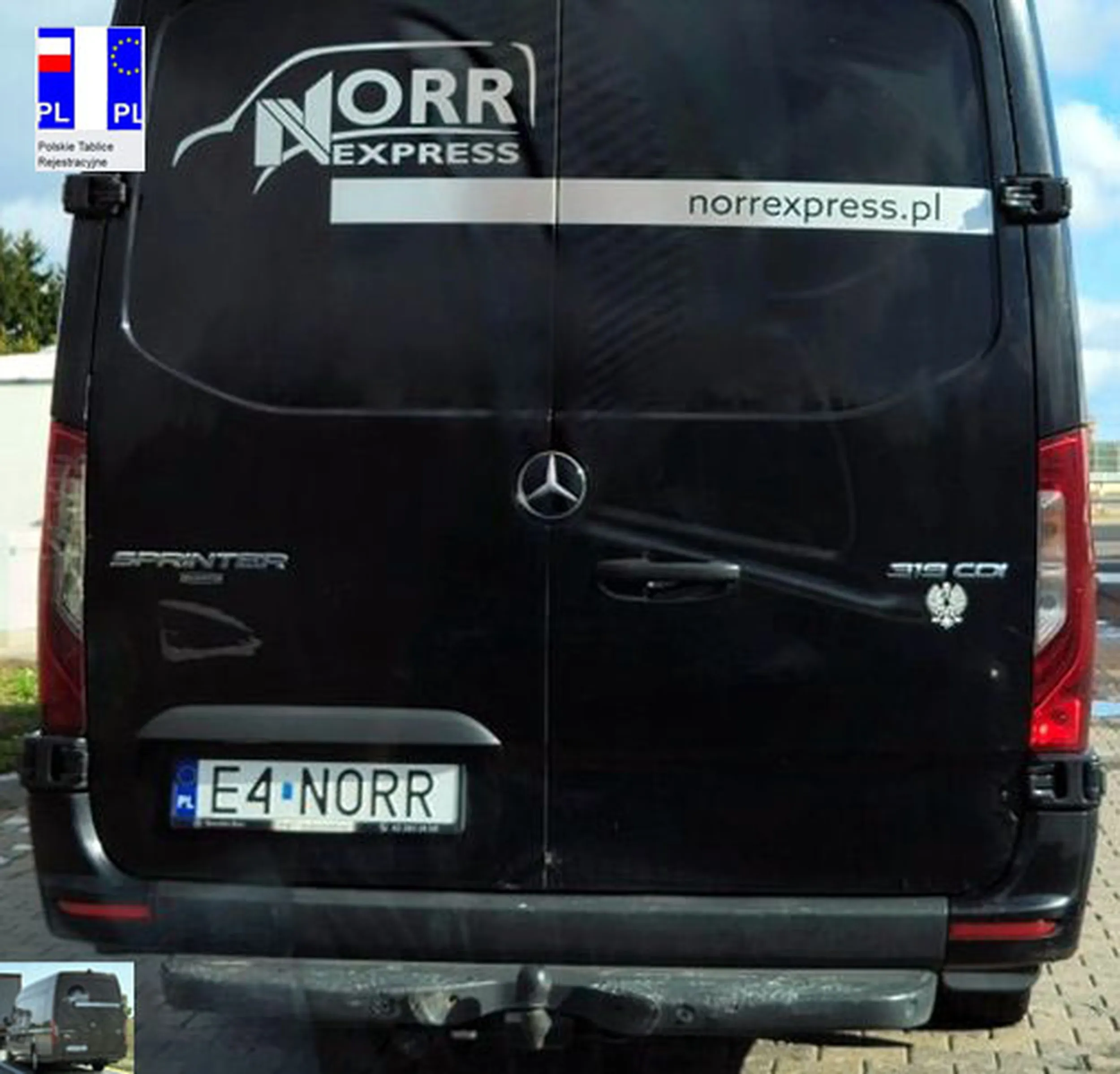 Fajny numer, blacha E4 NORR