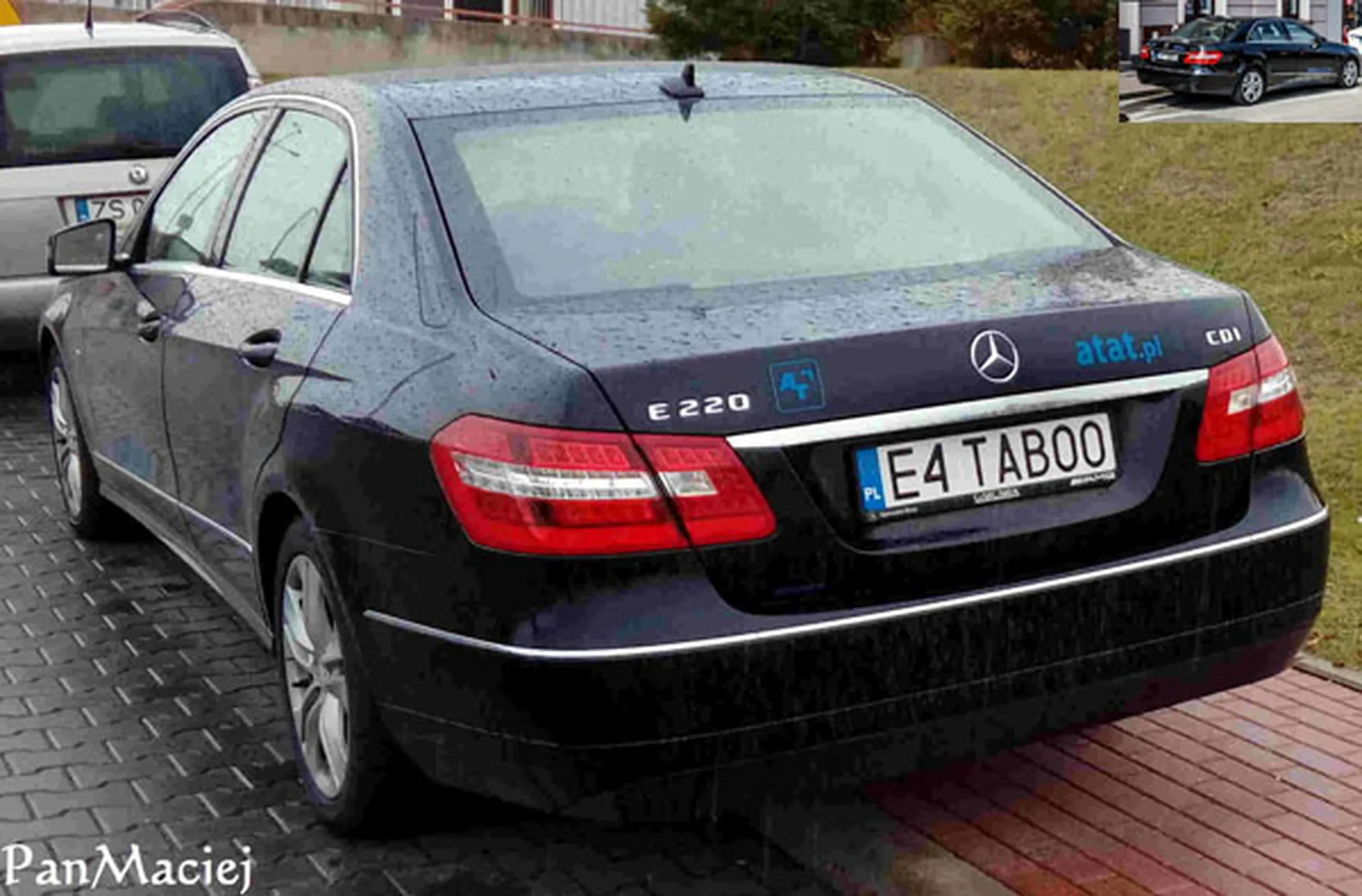 Fajny numer, blacha E4 TABOO