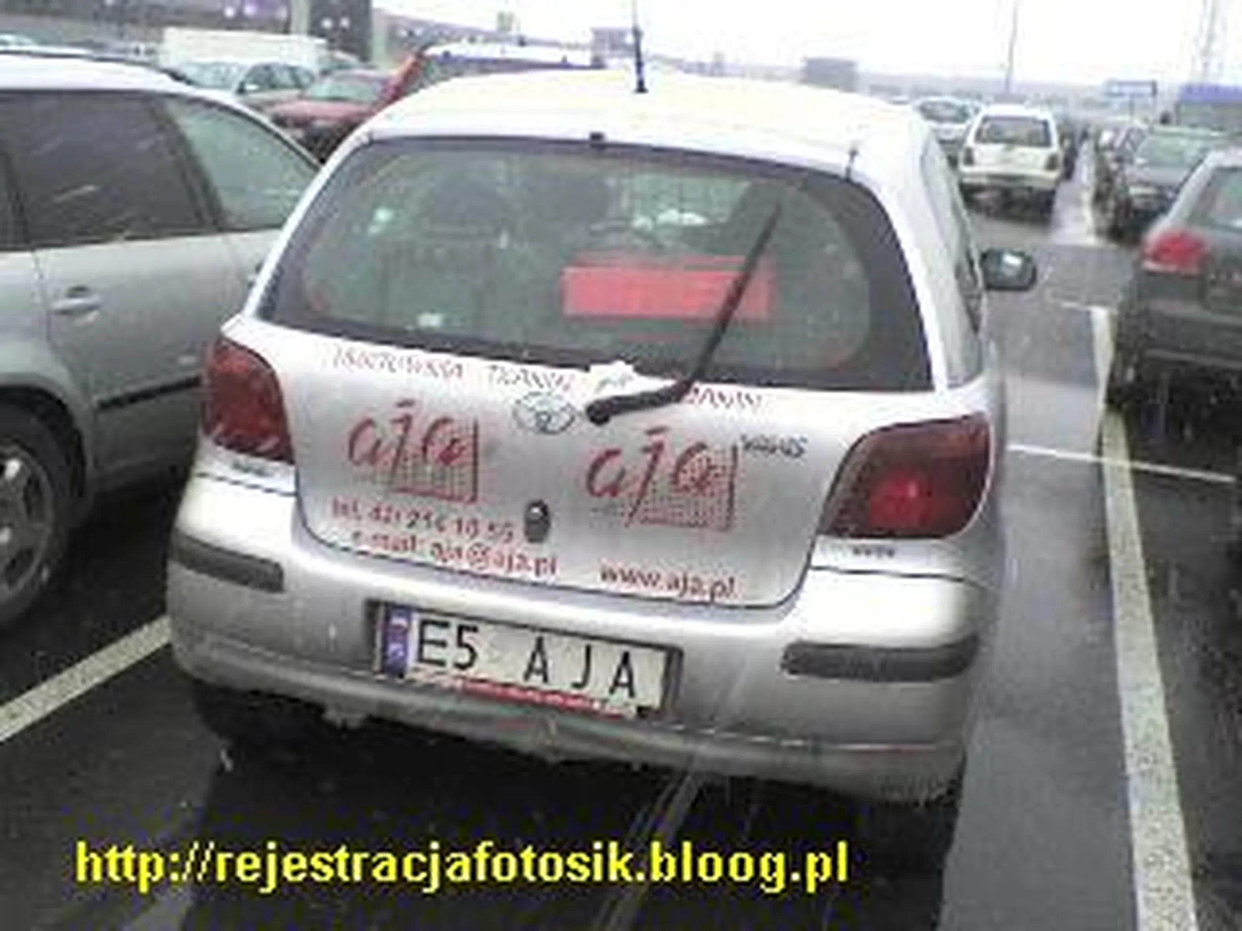 Fajny numer, blacha E5 AJA